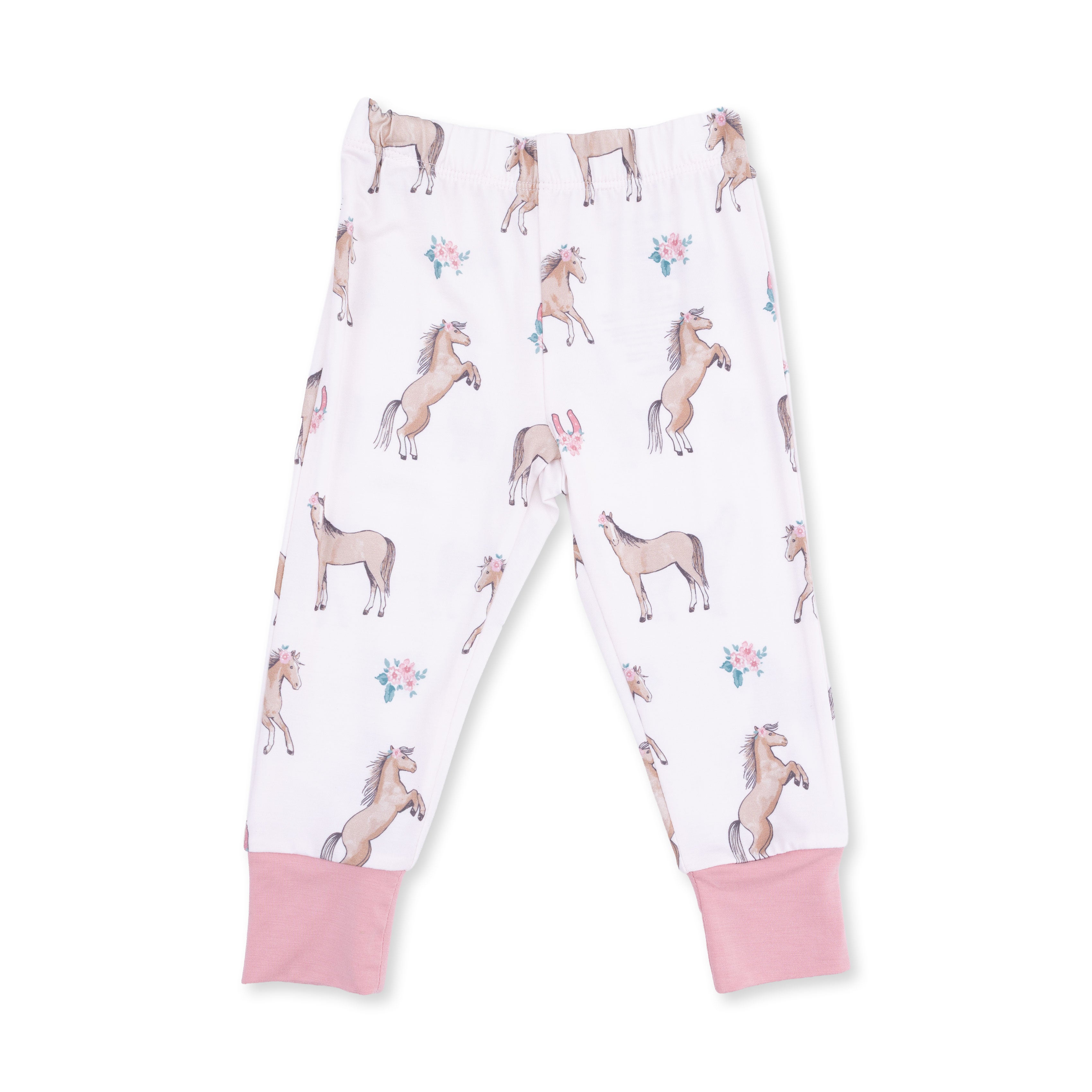I Love Horses - Short Sleeve Loungewear Set