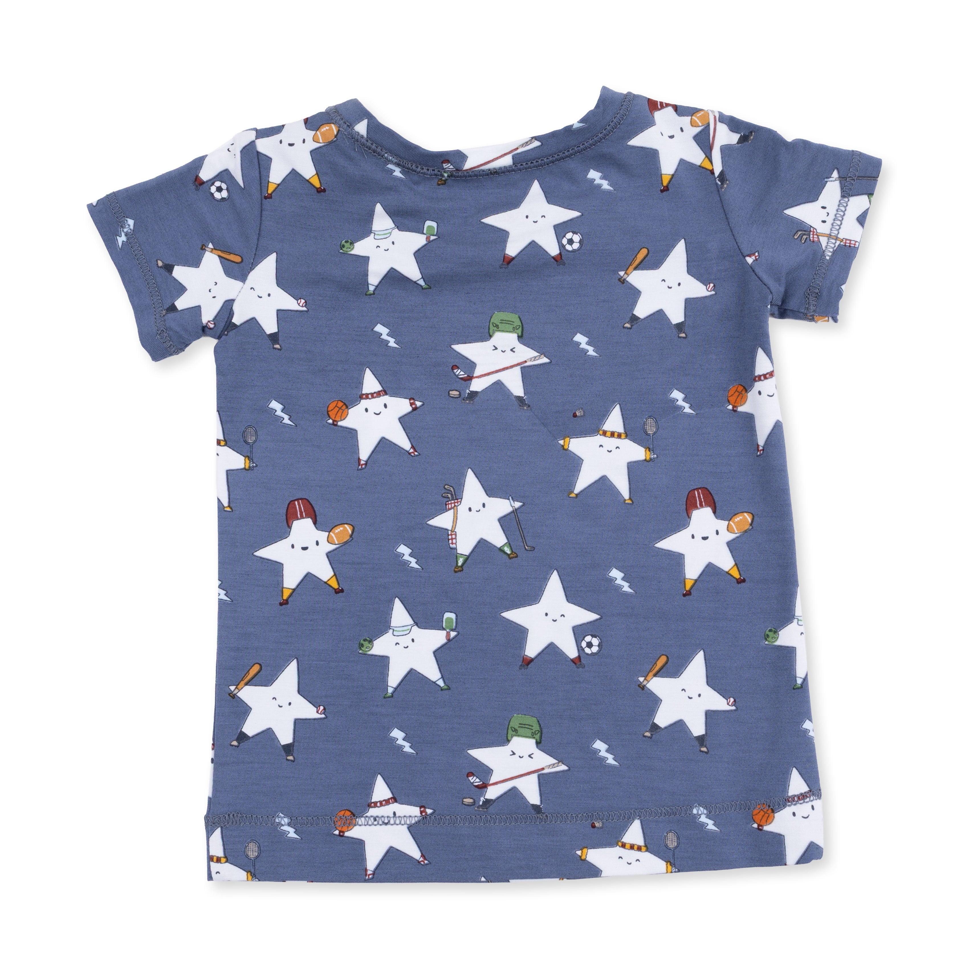 Sports All Stars Glow In The Dark - Short Sleeve Loungewear Set