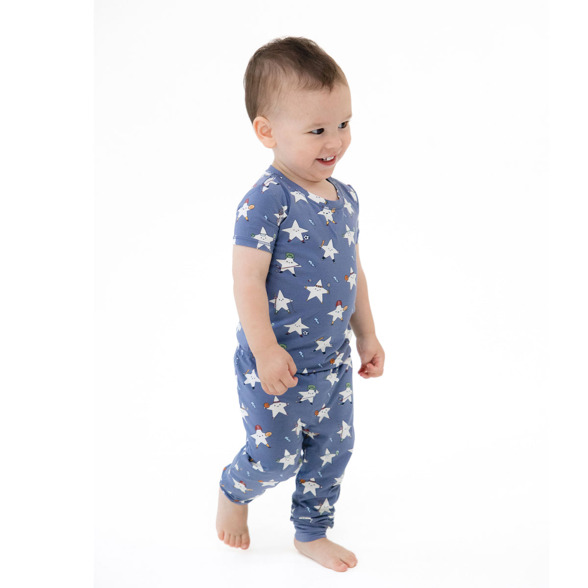 Sports All Stars Glow In The Dark - Short Sleeve Loungewear Set