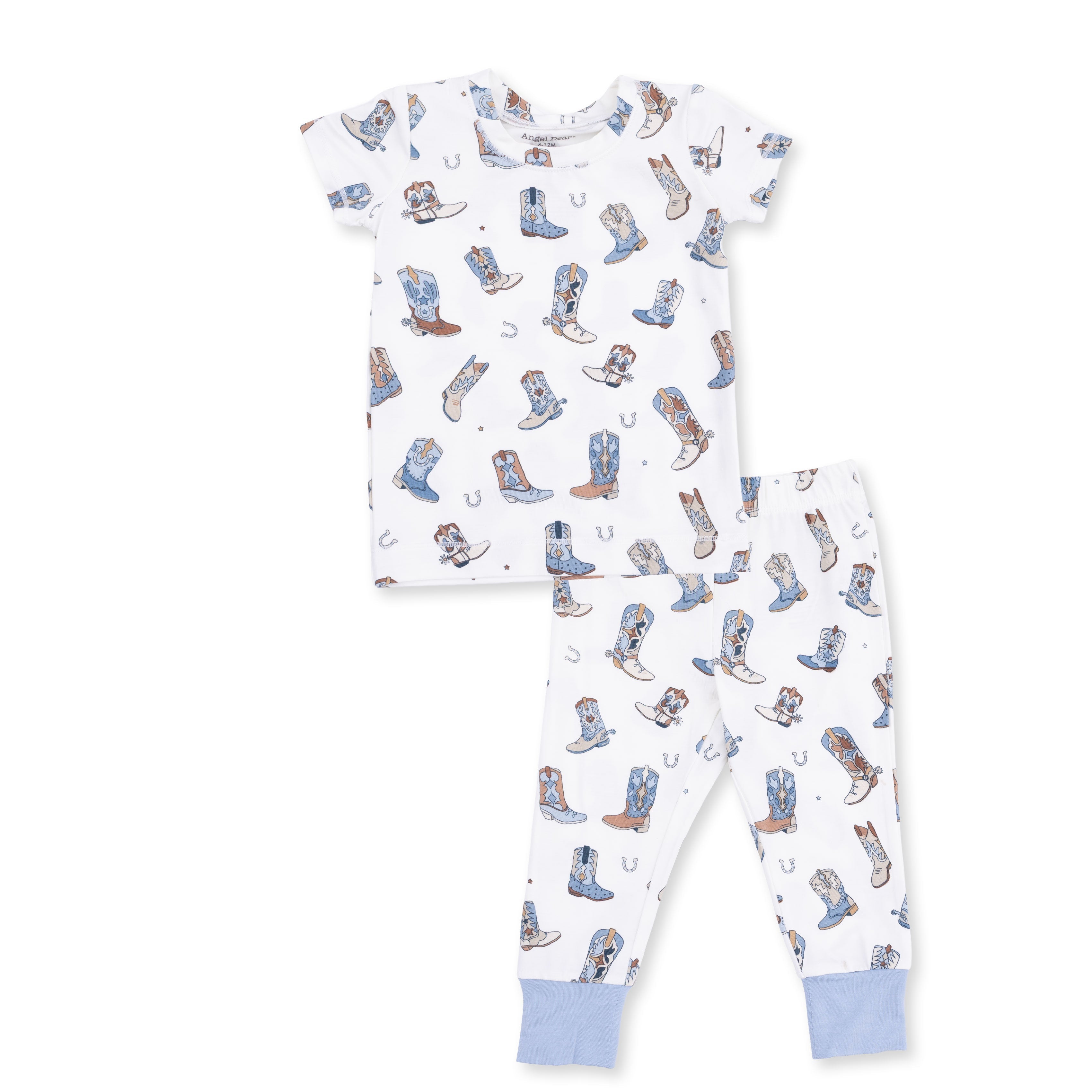 Buckaroo Boots - Short Sleeve Loungewear Set
