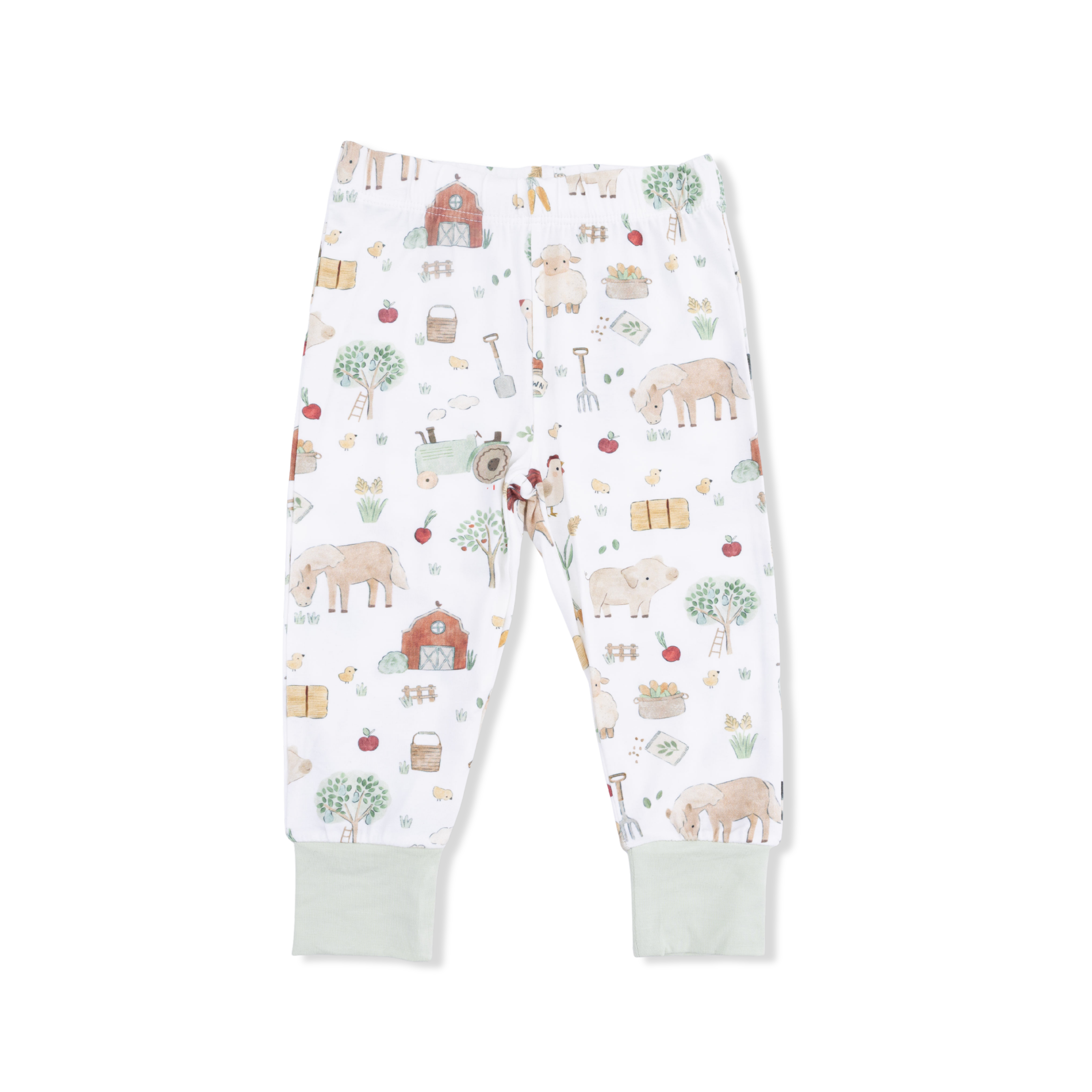 Cute Farm Animals Uni - Short Sleeve Loungewear Set