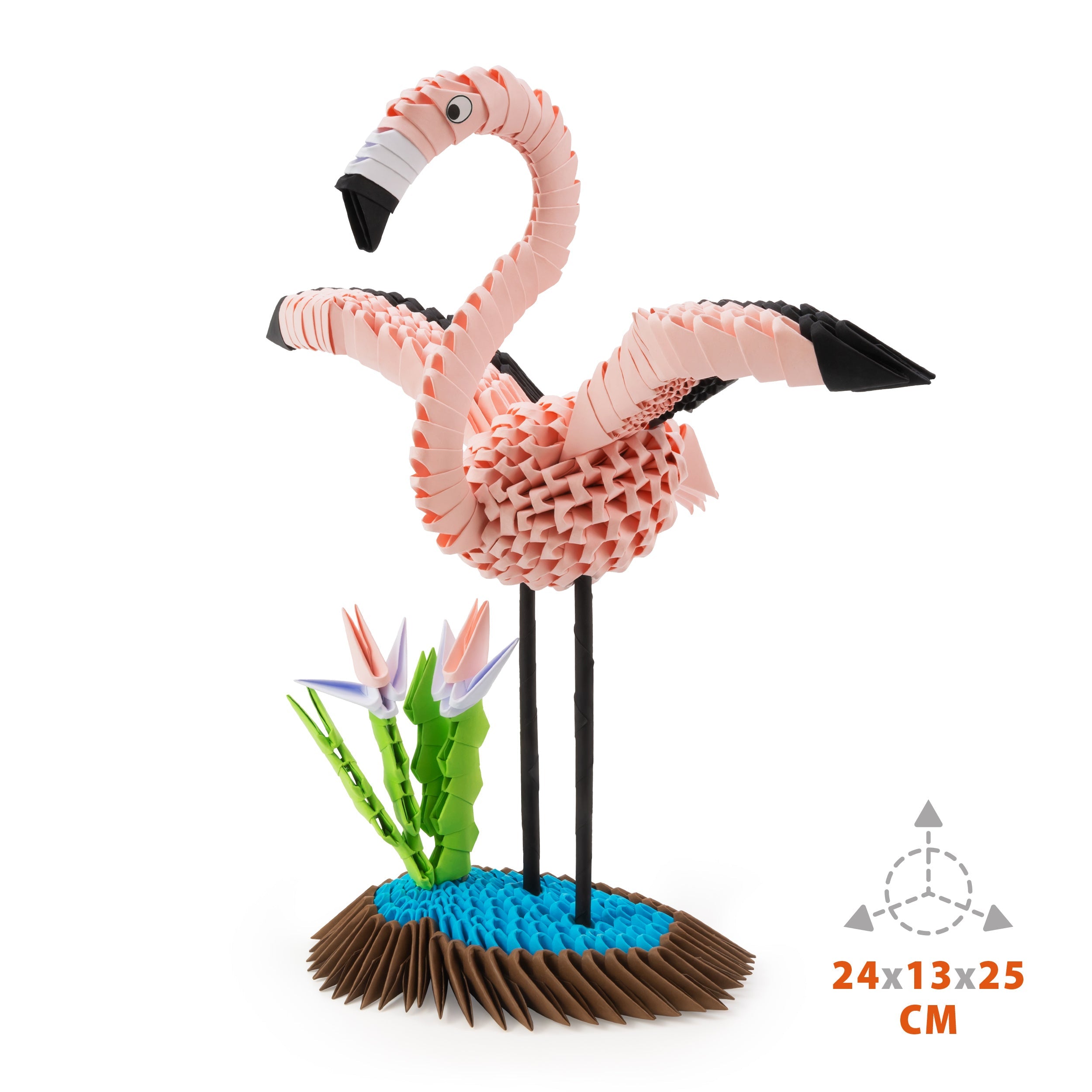 Origami 3D - Flamingo