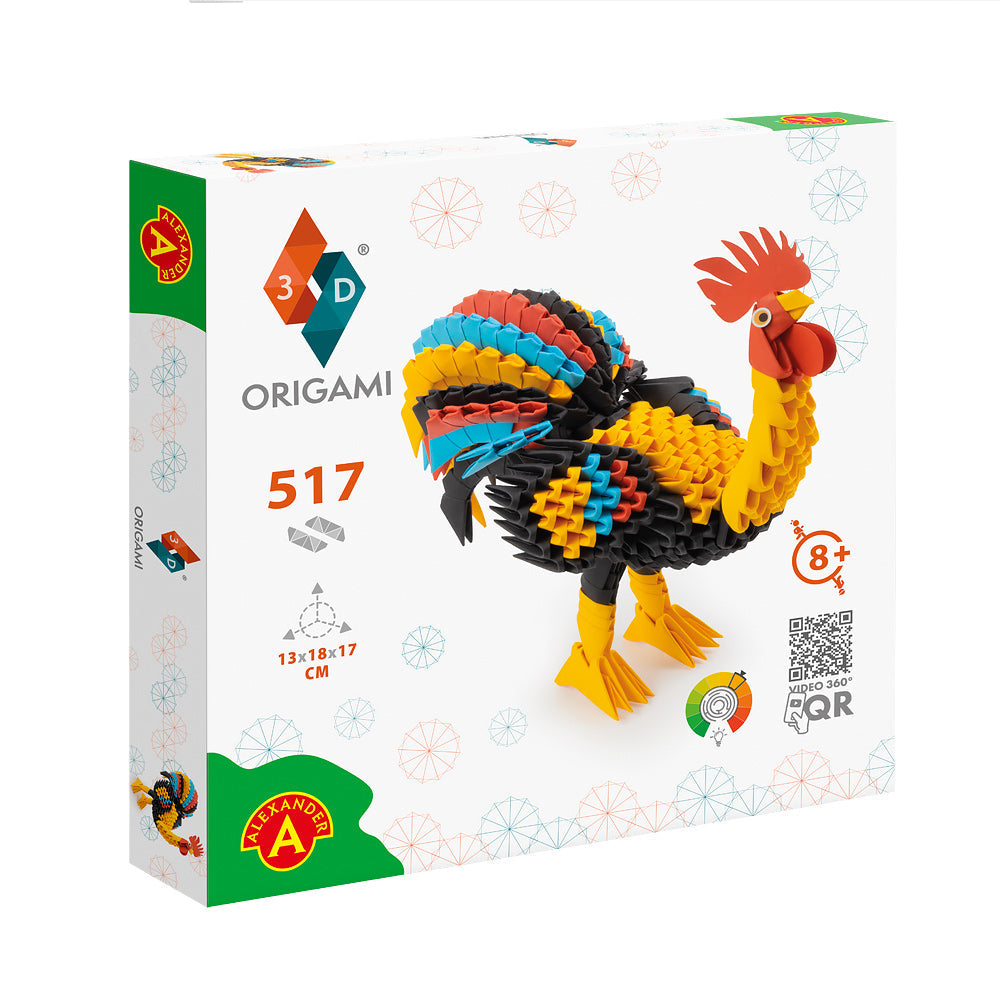 Origami 3D - Rooster
