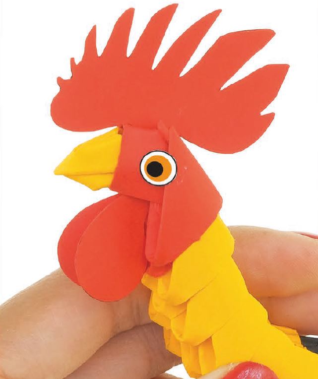 Origami 3D - Rooster