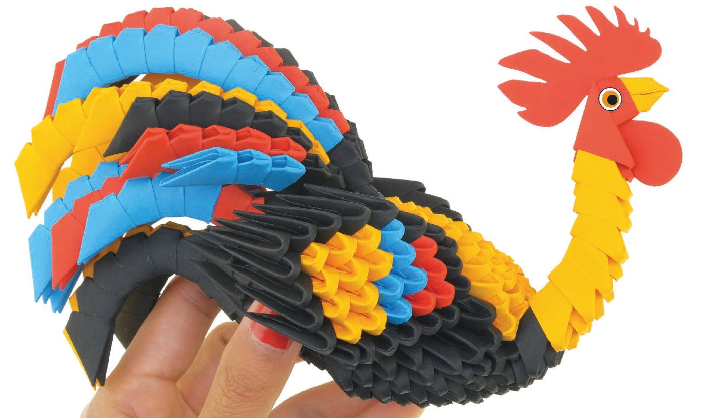Origami 3D - Rooster