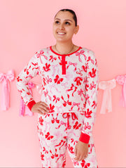 Blushing Bows Women's 2- Piece Set