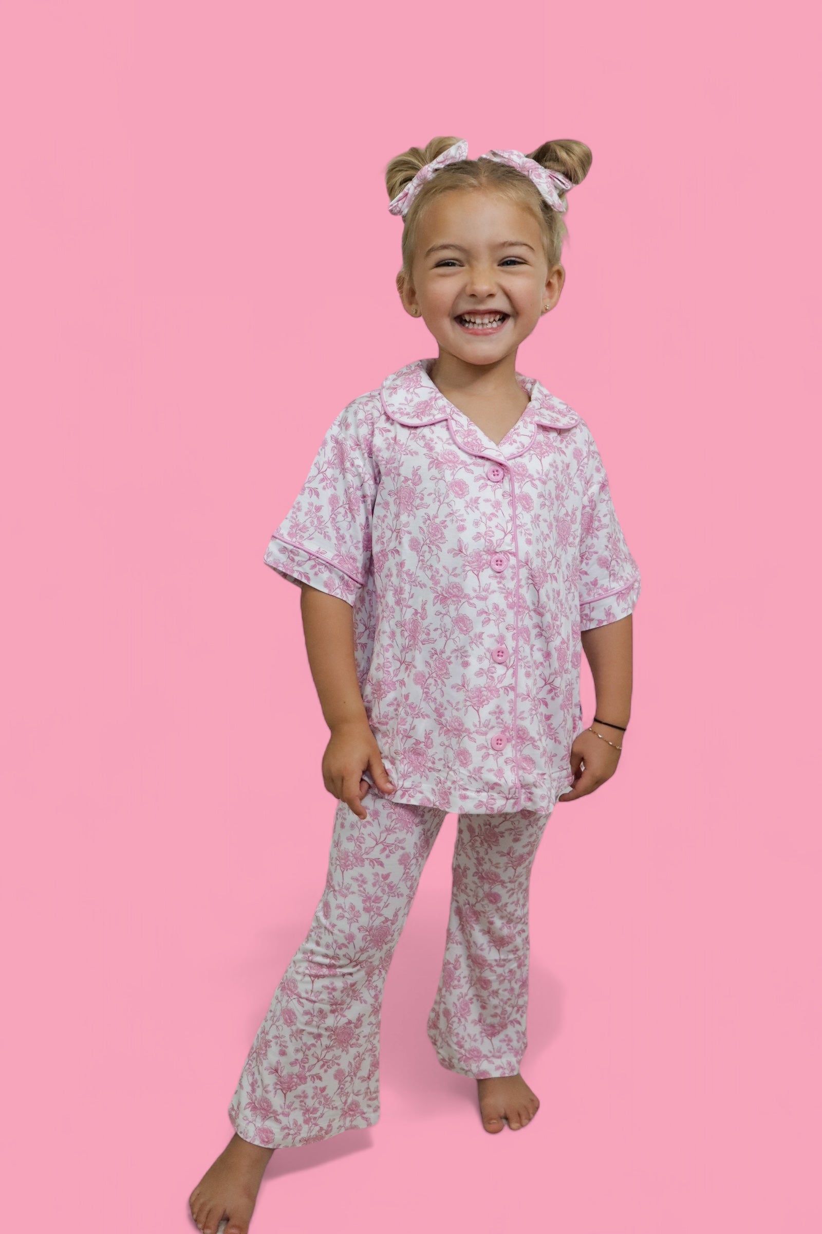 Rosewood Toile Dream Girl's Flare Set