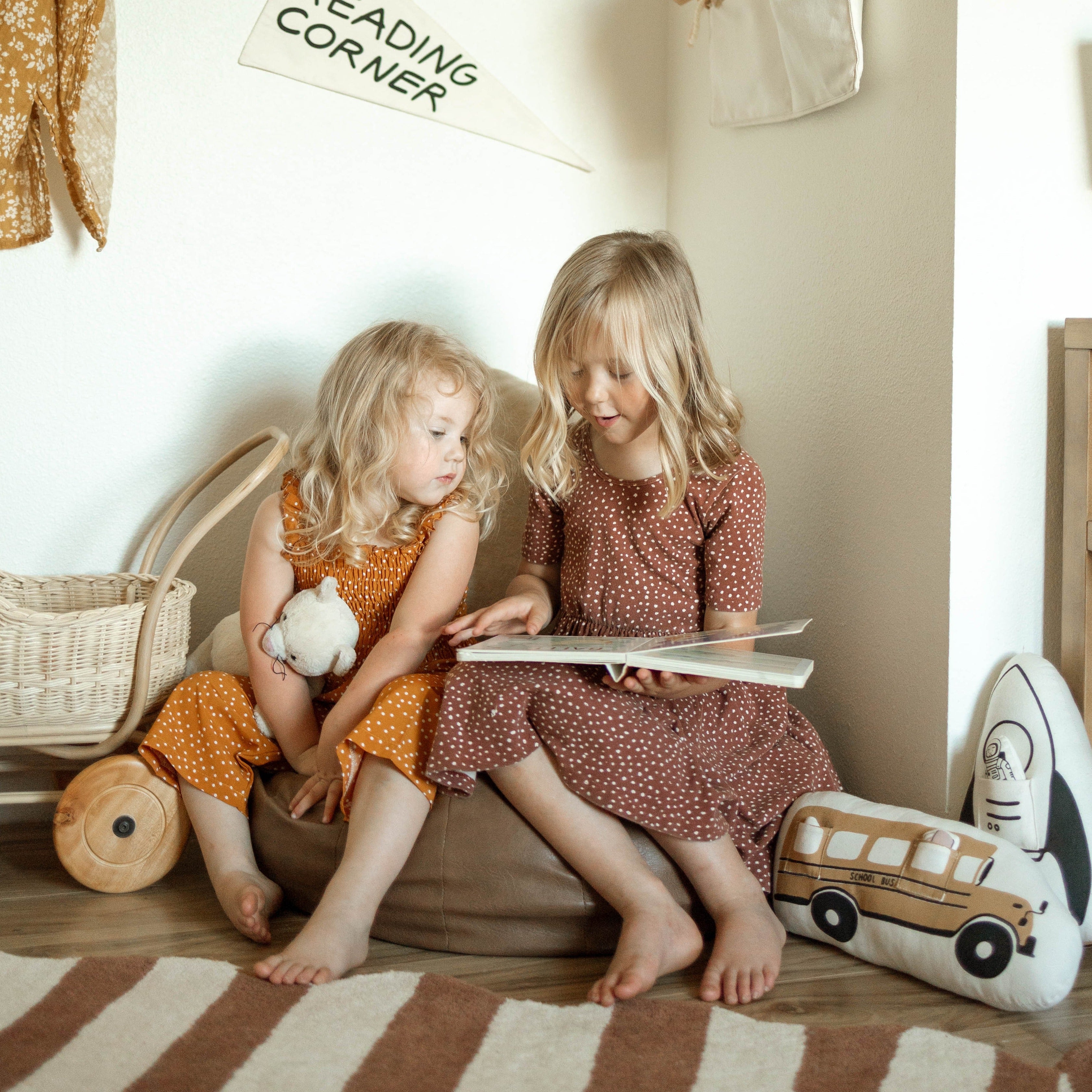 Interactive School Bus Pillow