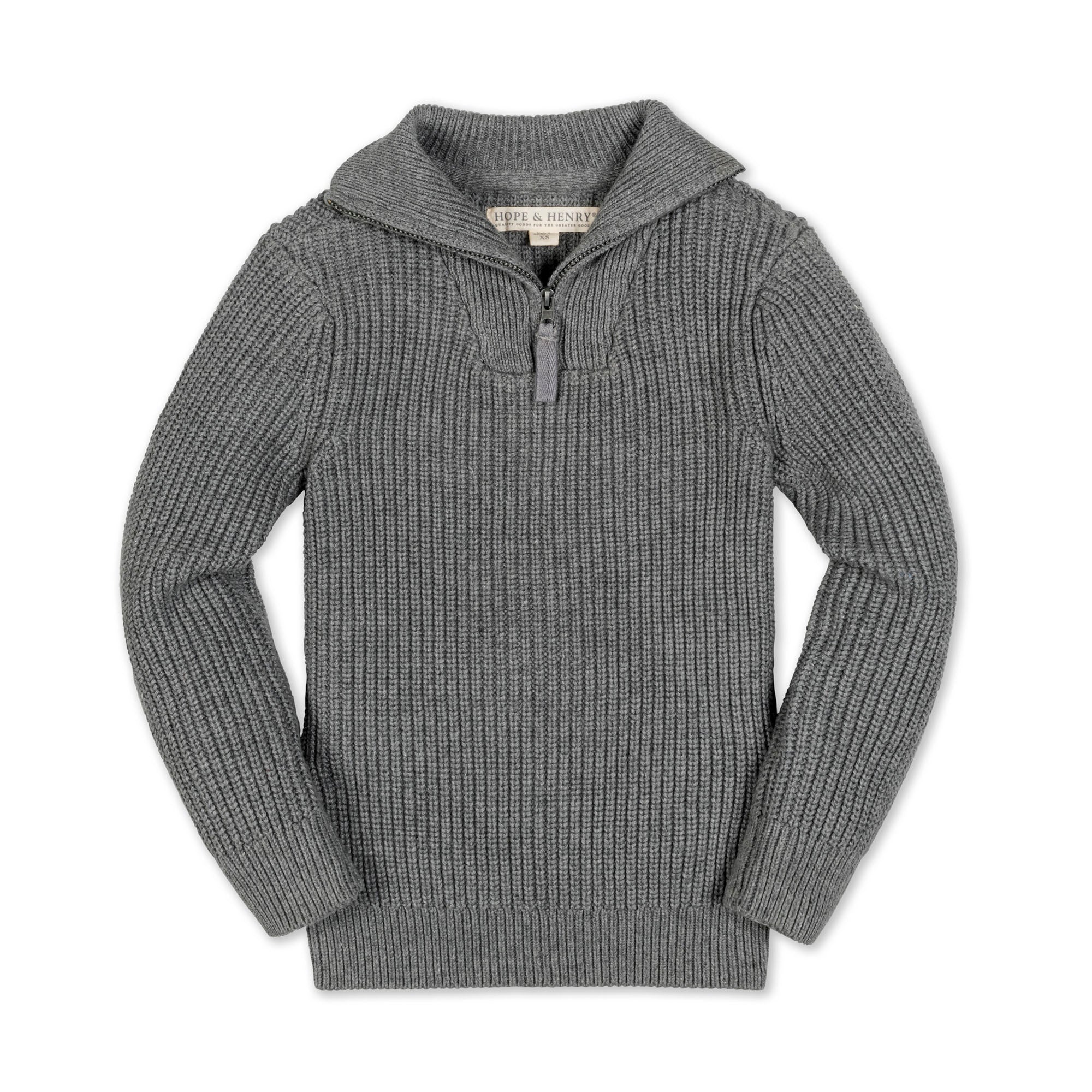 Organic Half Zip Sweater
