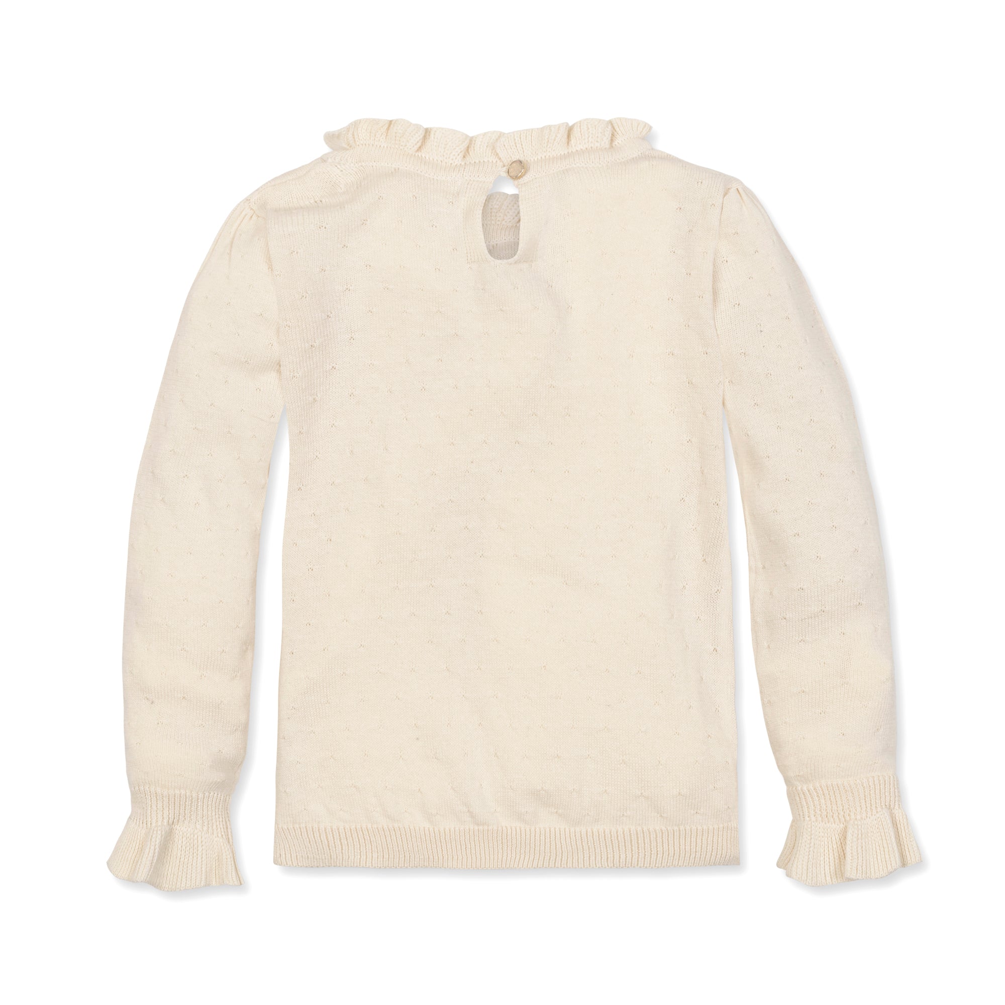 Organic Ruffle Edge Sweater