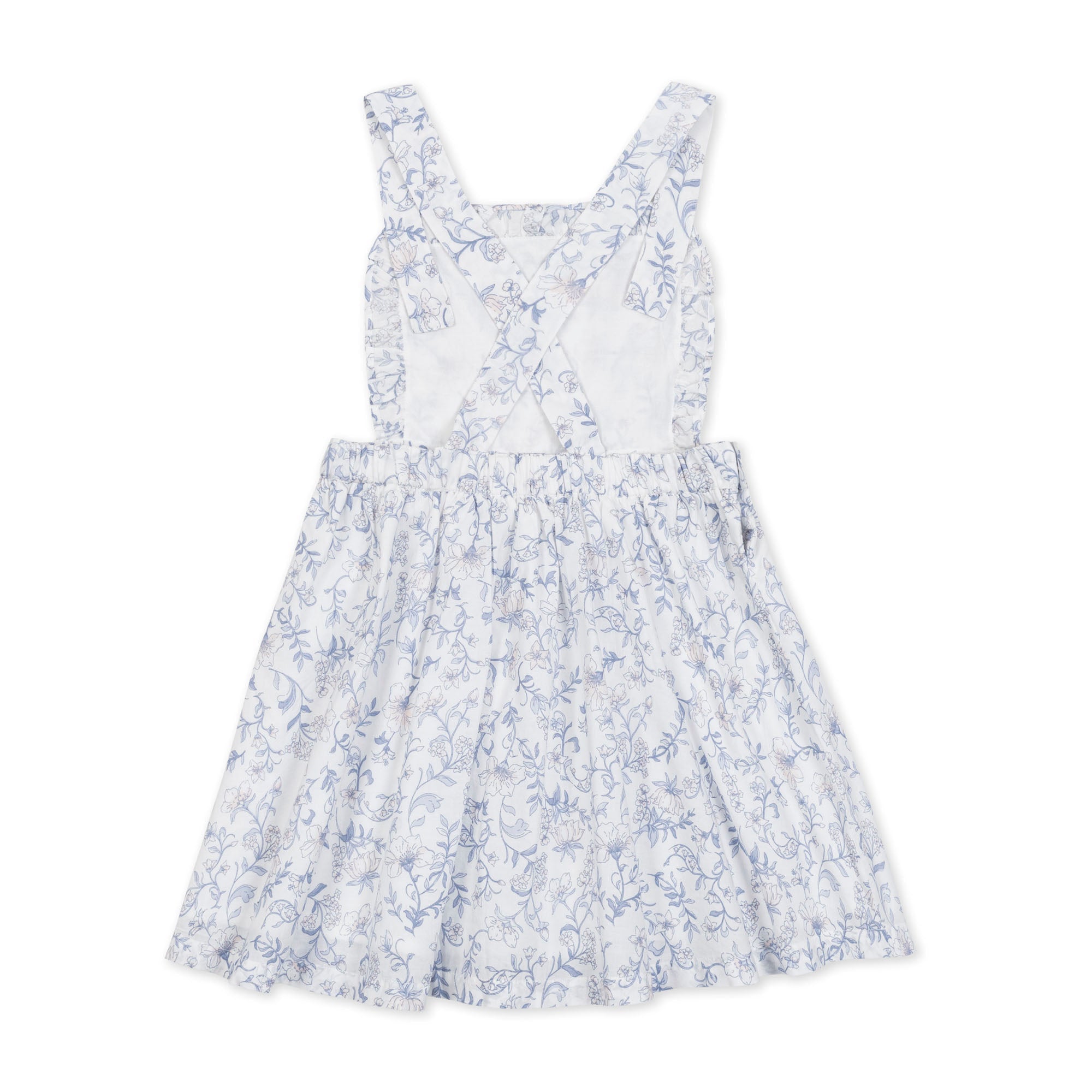 Organic Ruffle Apron Dress