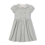Organic Double Breasted Flannel Dress