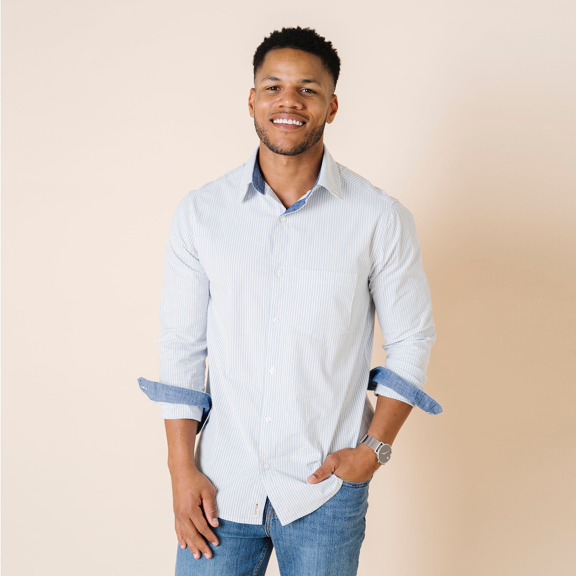 Organic Stretch Poplin Shirt