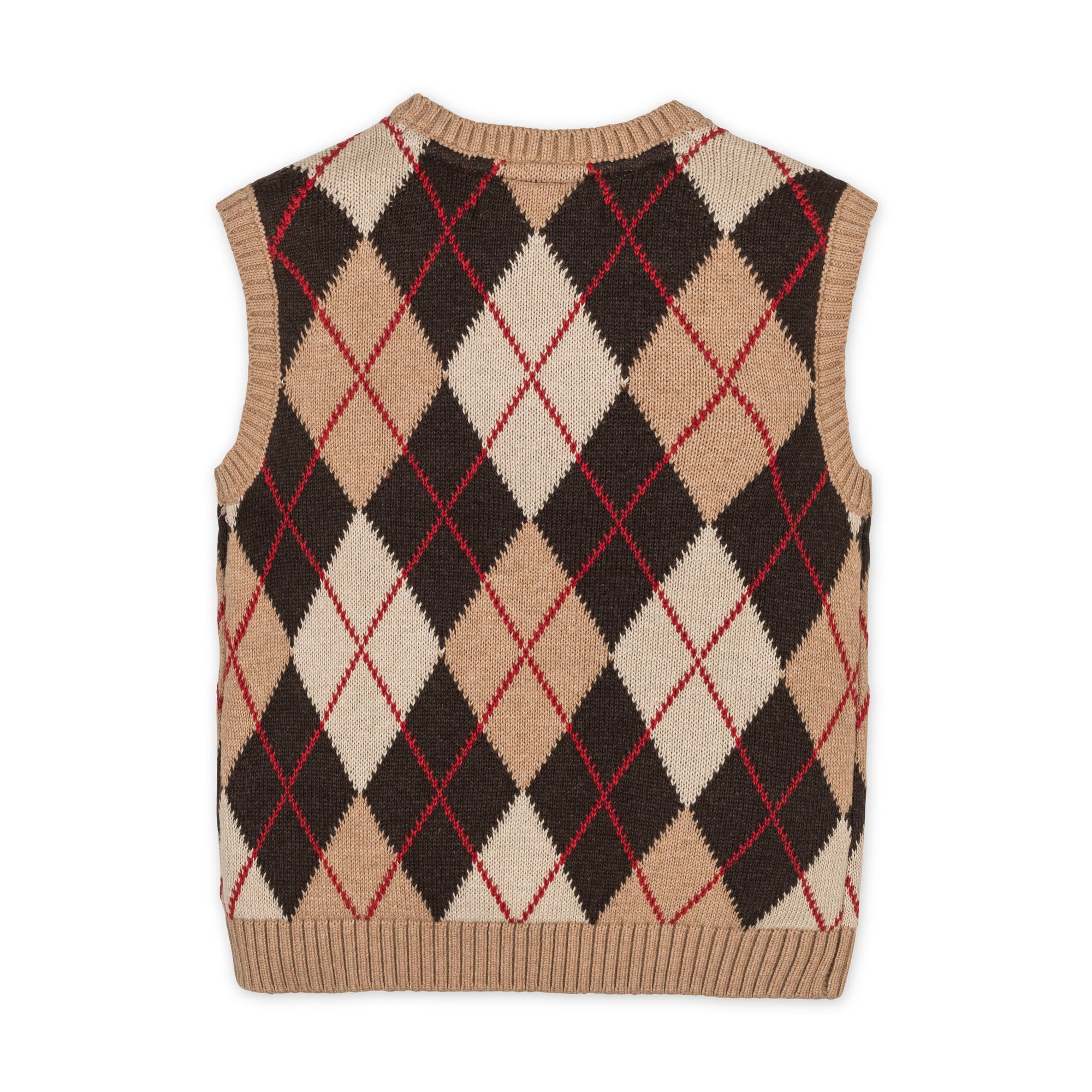 Organic Argyle Sweater Vest - Baby