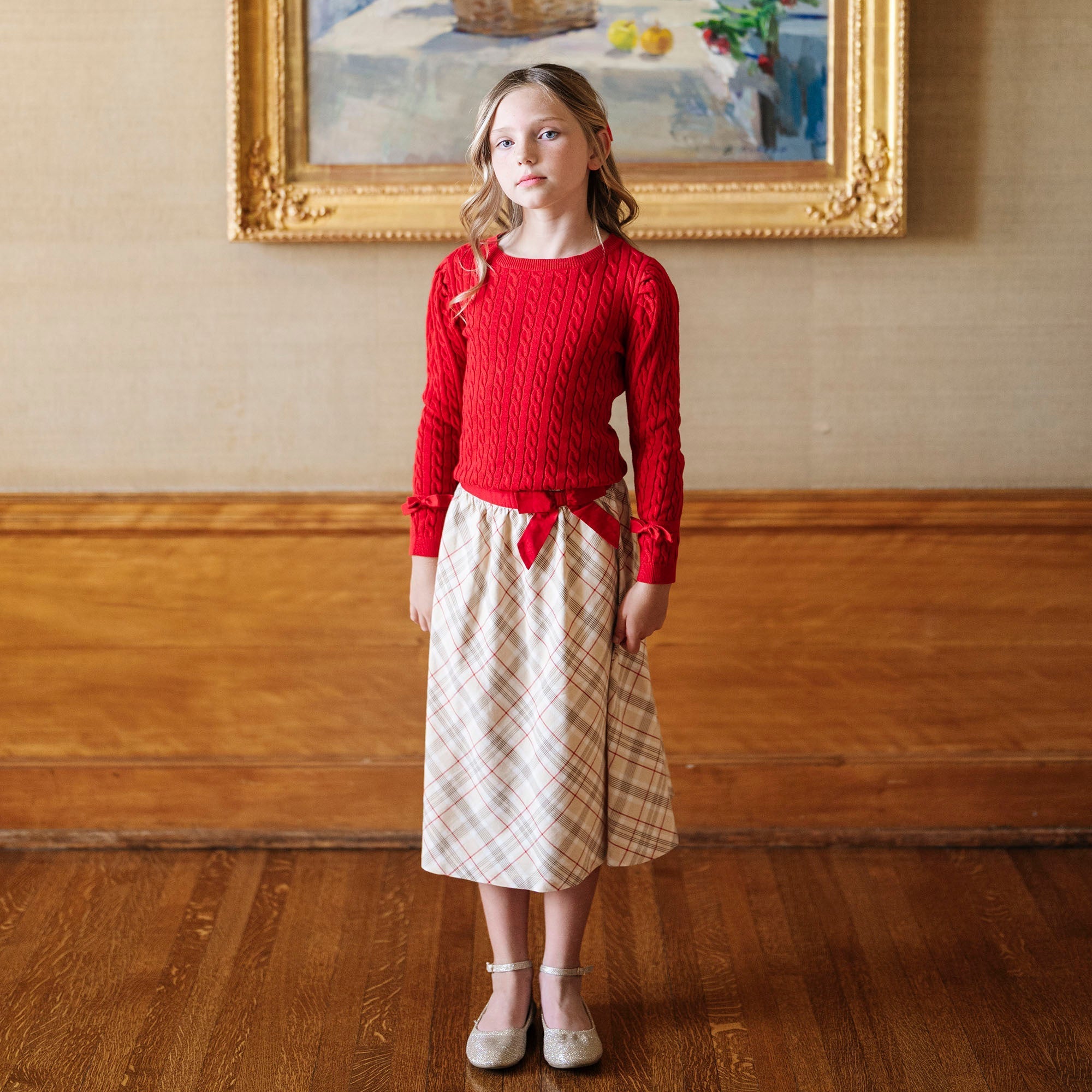 Organic Bow Sash Party Skirt