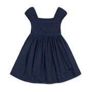 Organic Puff Sleeve Pintuck Dress