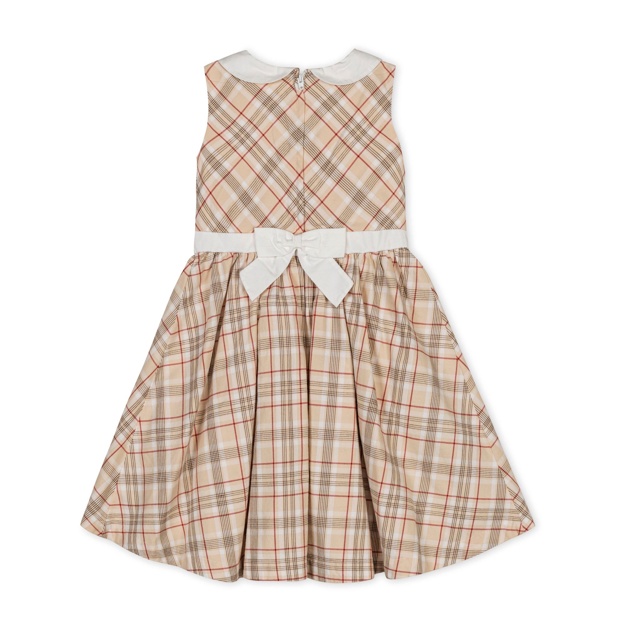 Organic Sleeveless Peter Pan Collar Party Dress