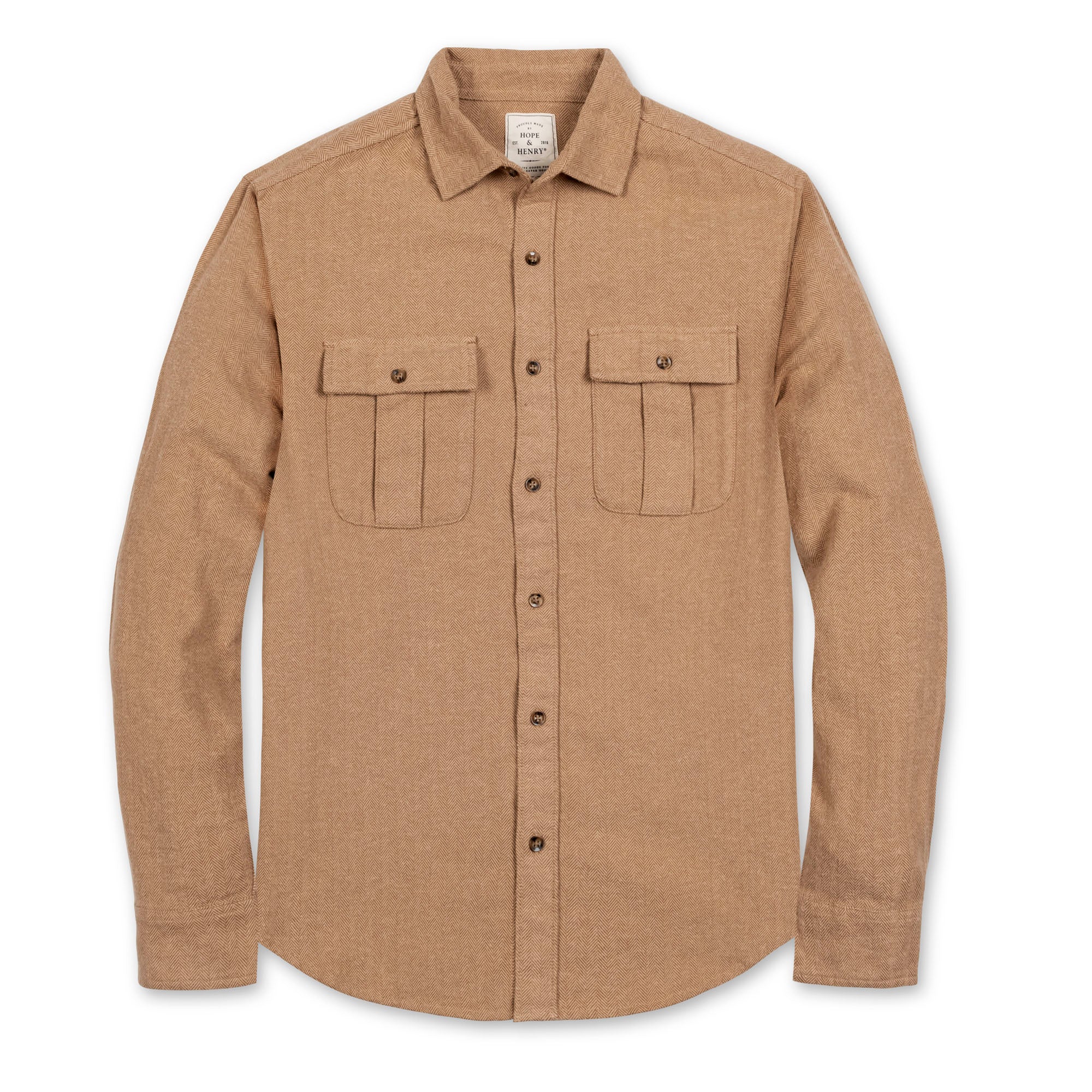 Organic Flannel Double Pocket Shirt