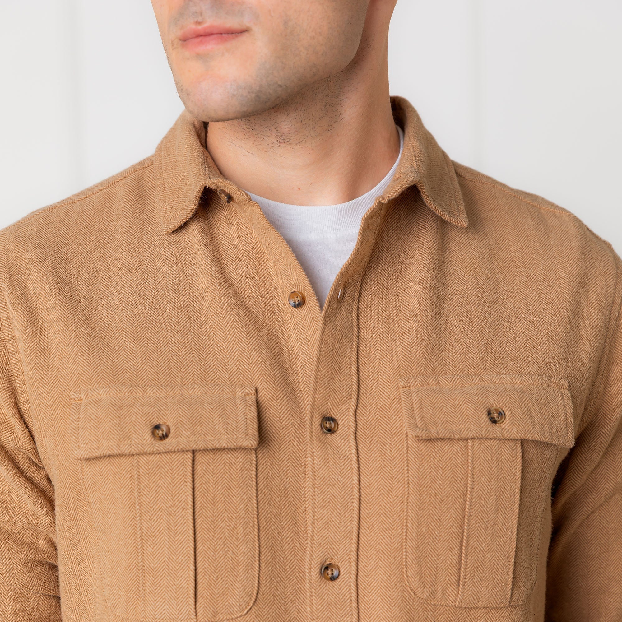 Organic Flannel Double Pocket Shirt