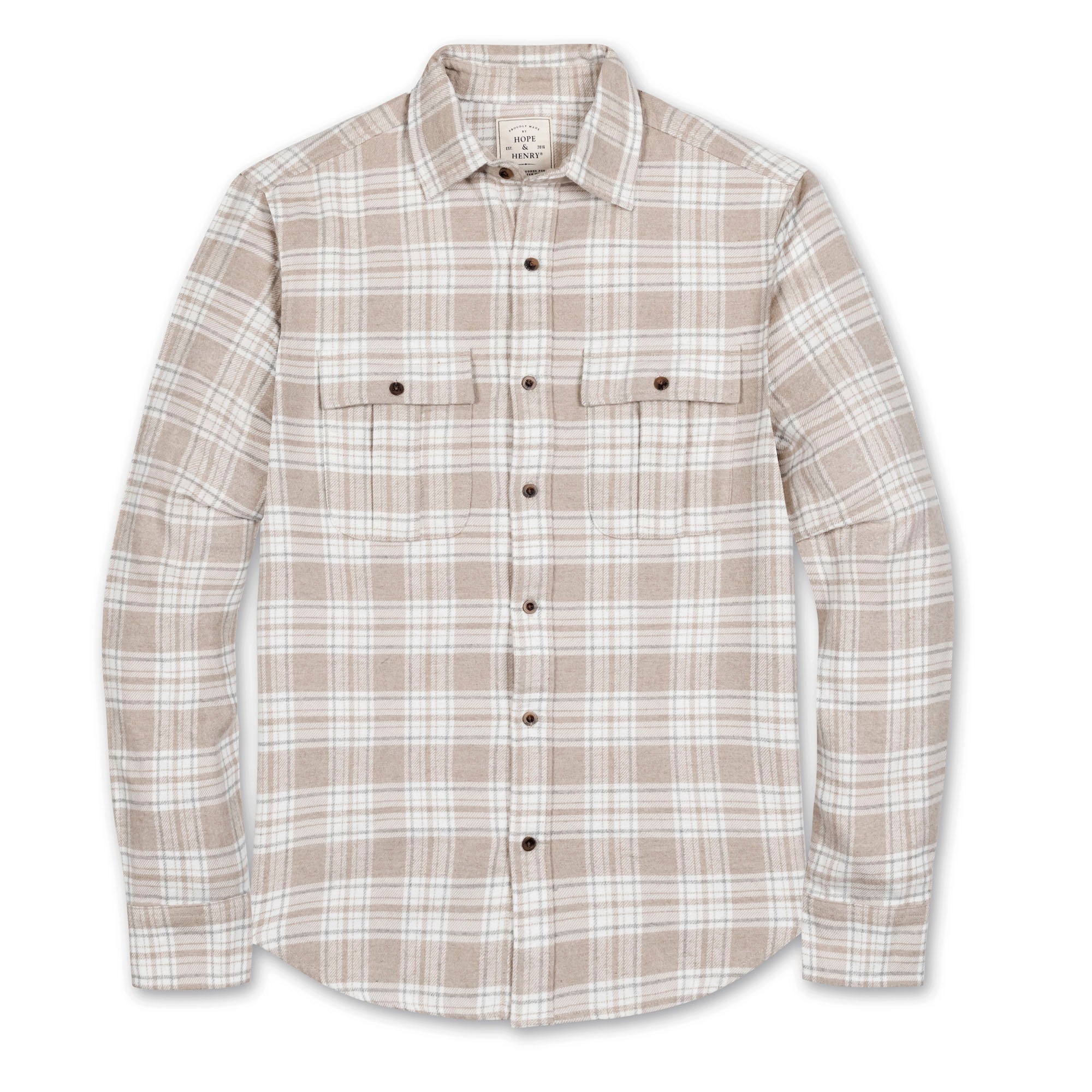 Organic Flannel Double Pocket Shirt