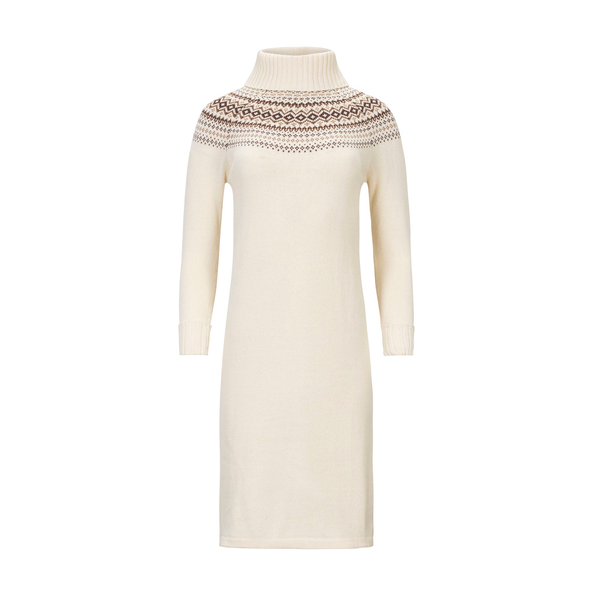 Organic Intarsia Sweater Dress
