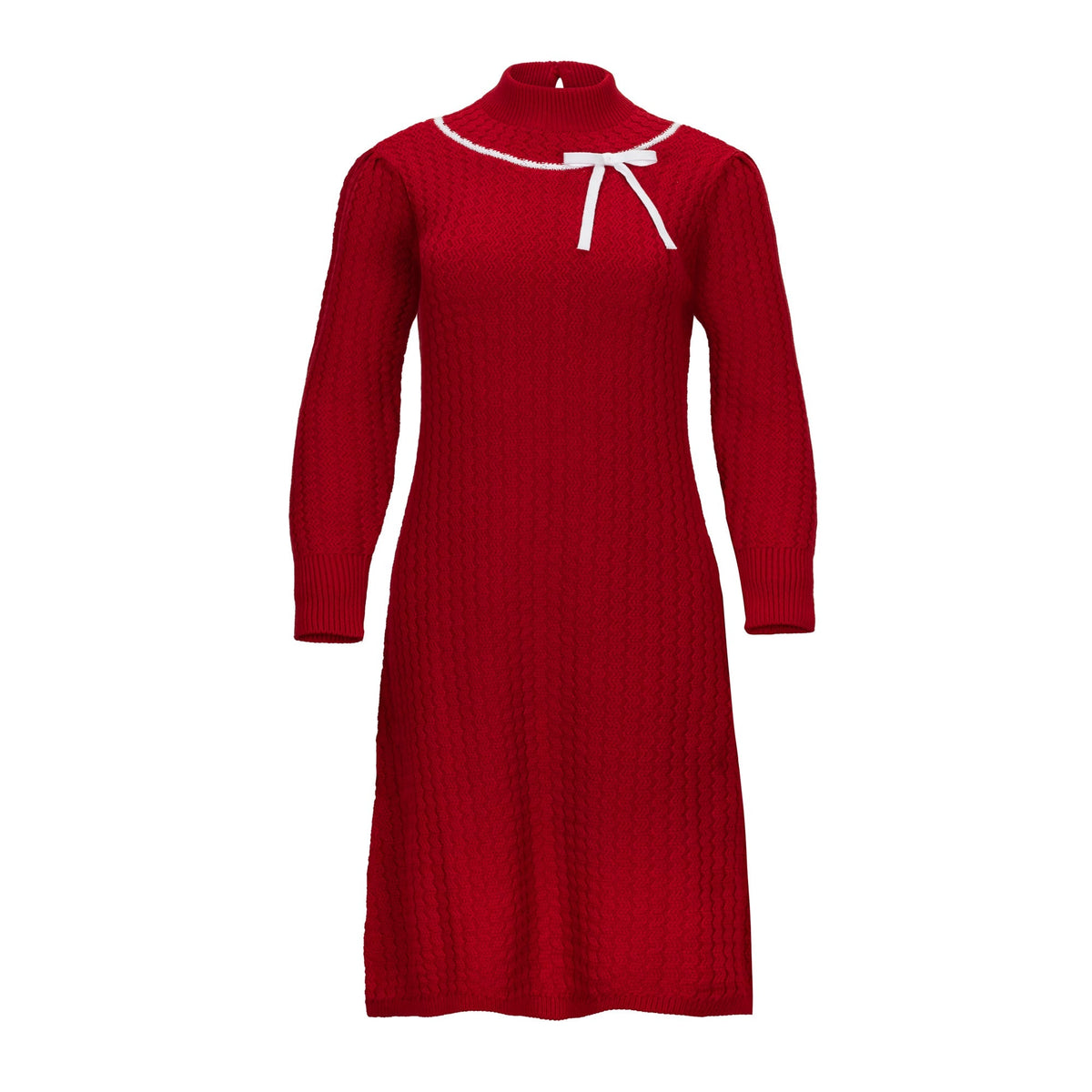 Organic Mock Neck Sweater Dress