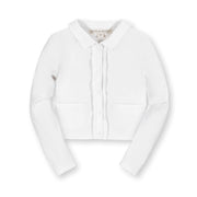 Organic Scallop Edge Cardigan