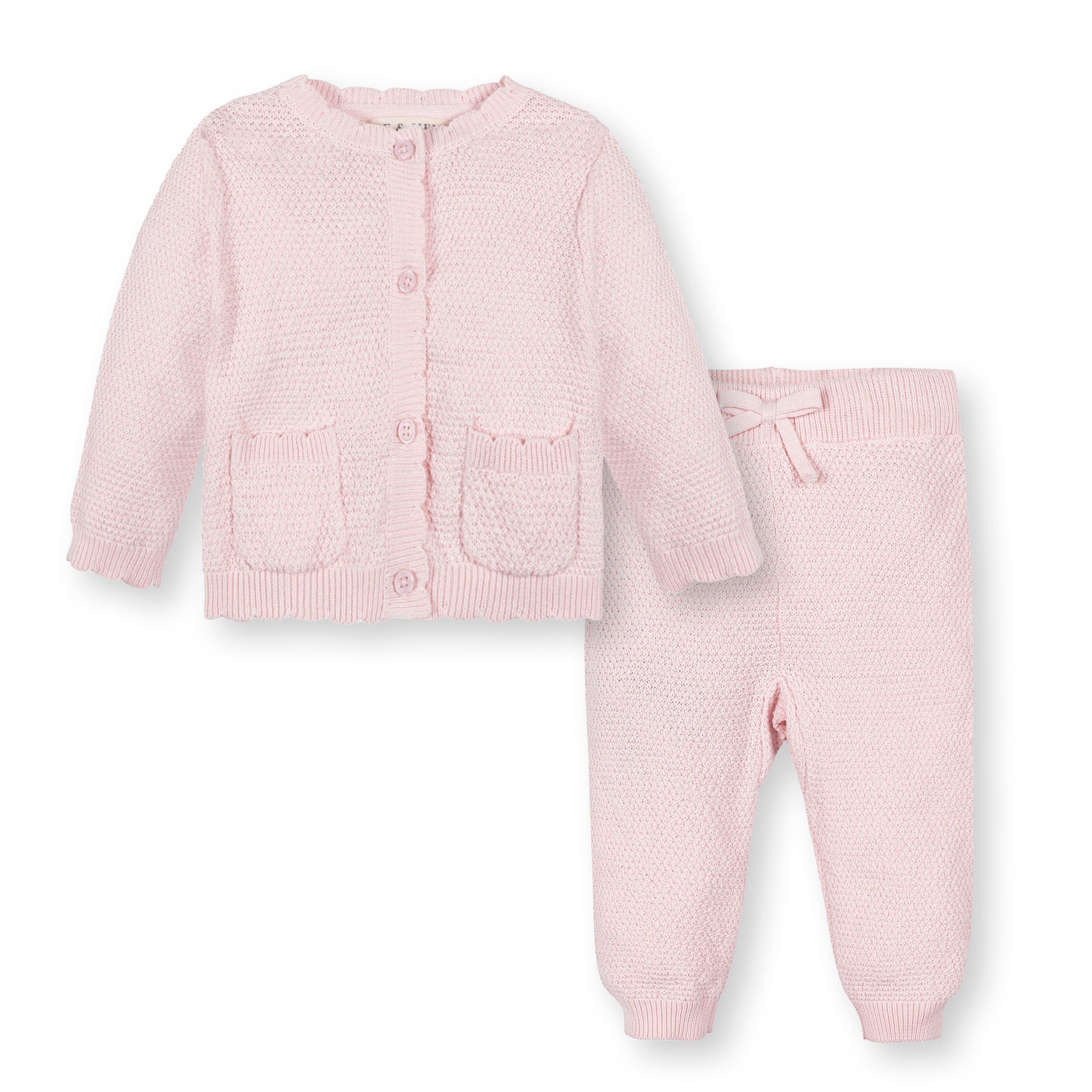 Organic Cardigan And Legging Set