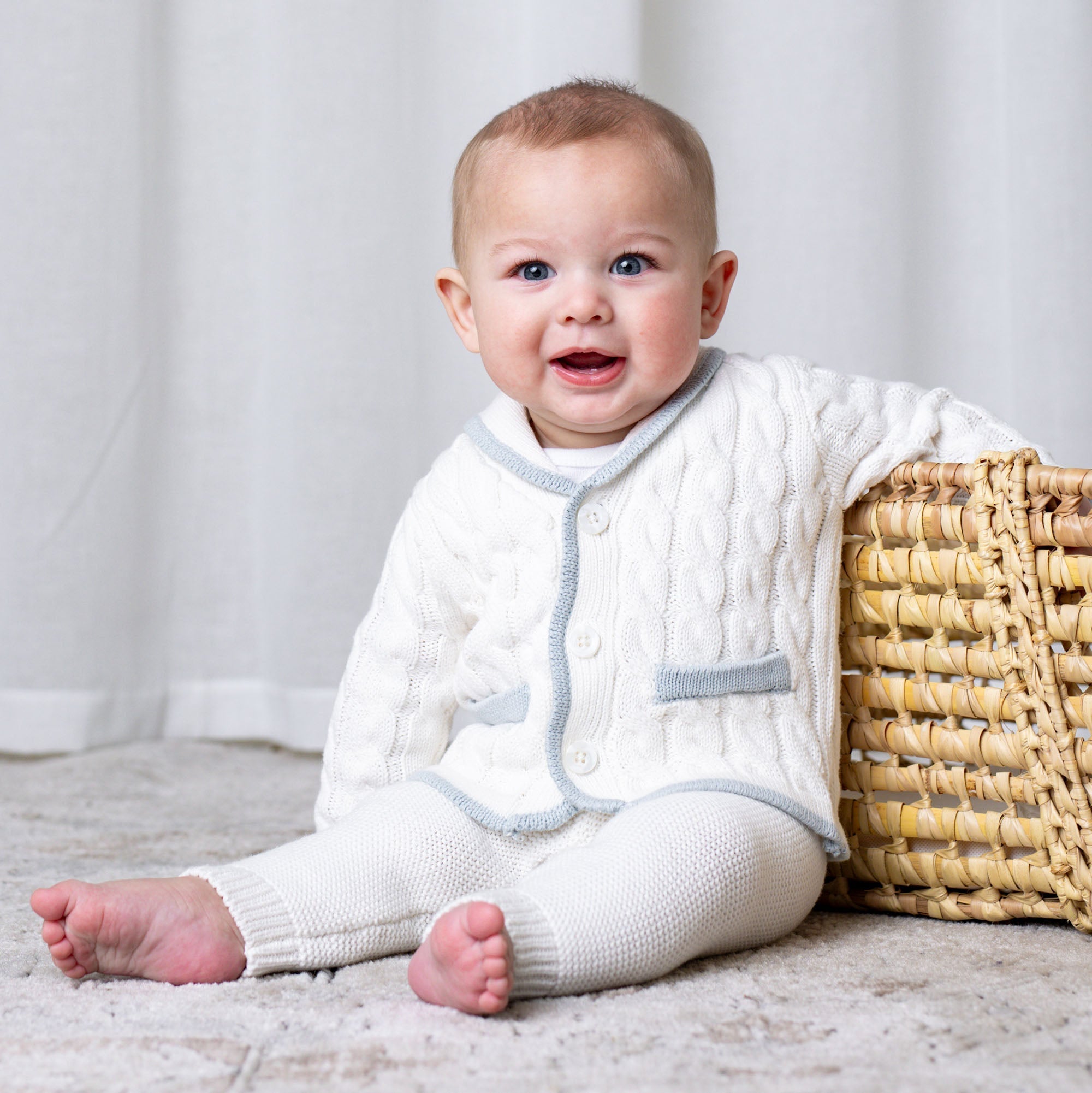 Organic Cardigan And Legging Set