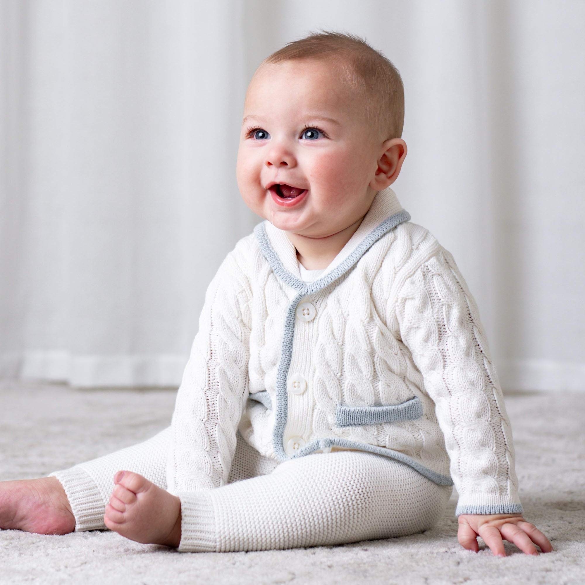 Organic Cardigan And Legging Set
