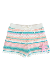 Seashore Stripe Knit Shorts