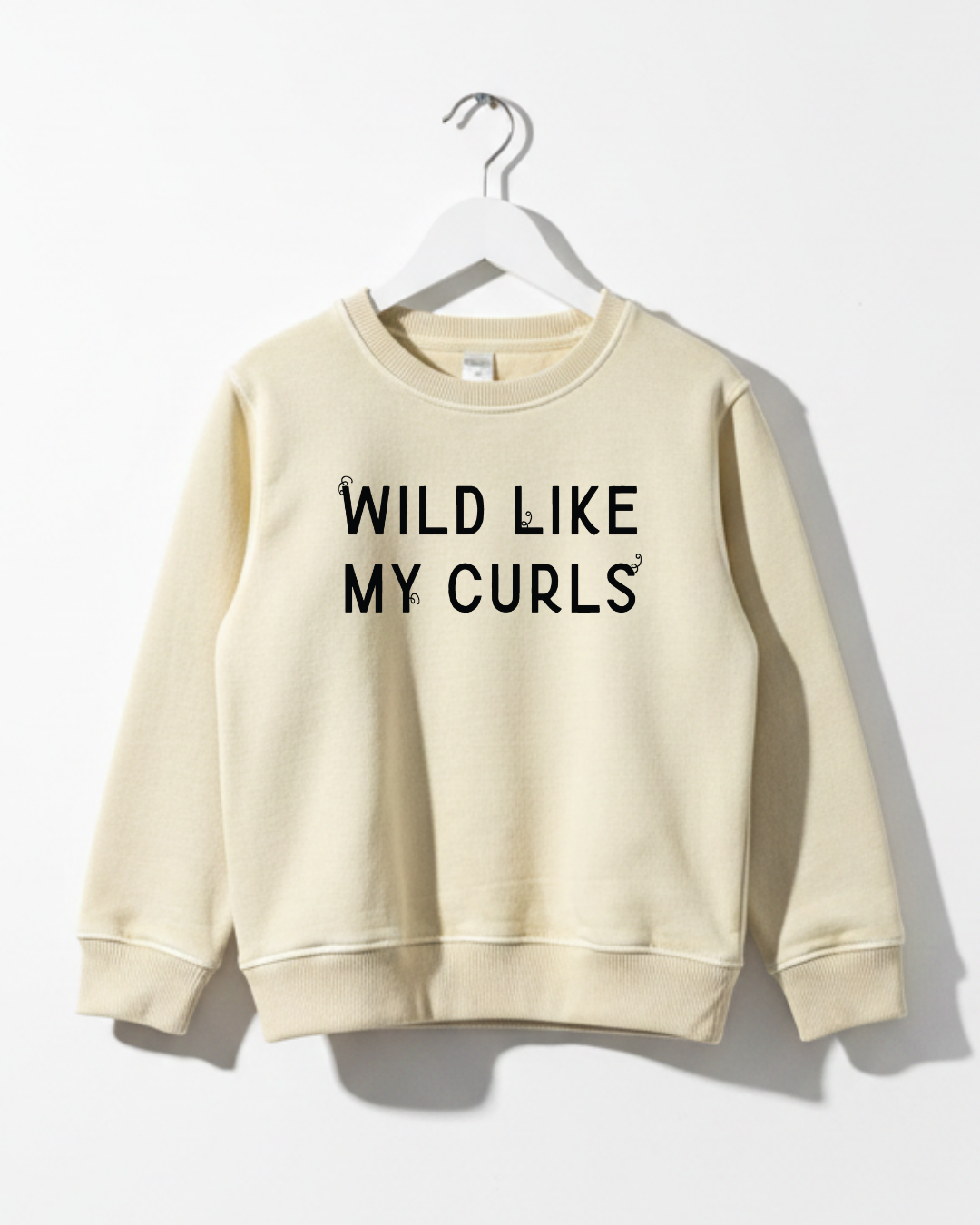 Wild Like My Curls Pullover