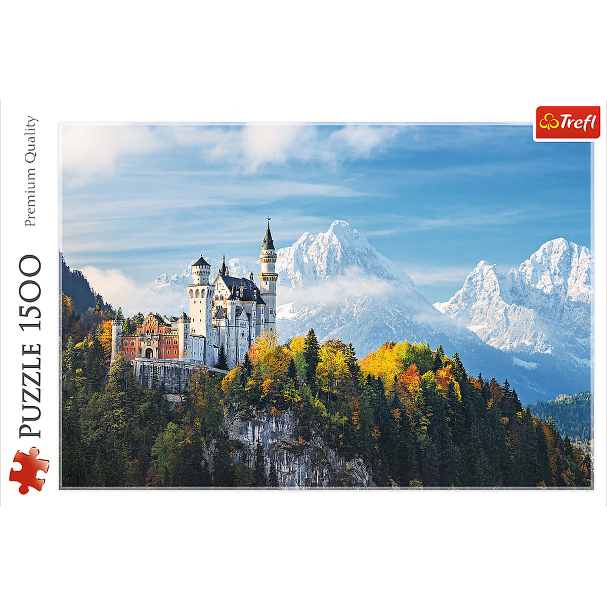 Red Bawarian Alps 1500 Piece Puzzle
