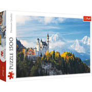 Red Bawarian Alps 1500 Piece Puzzle