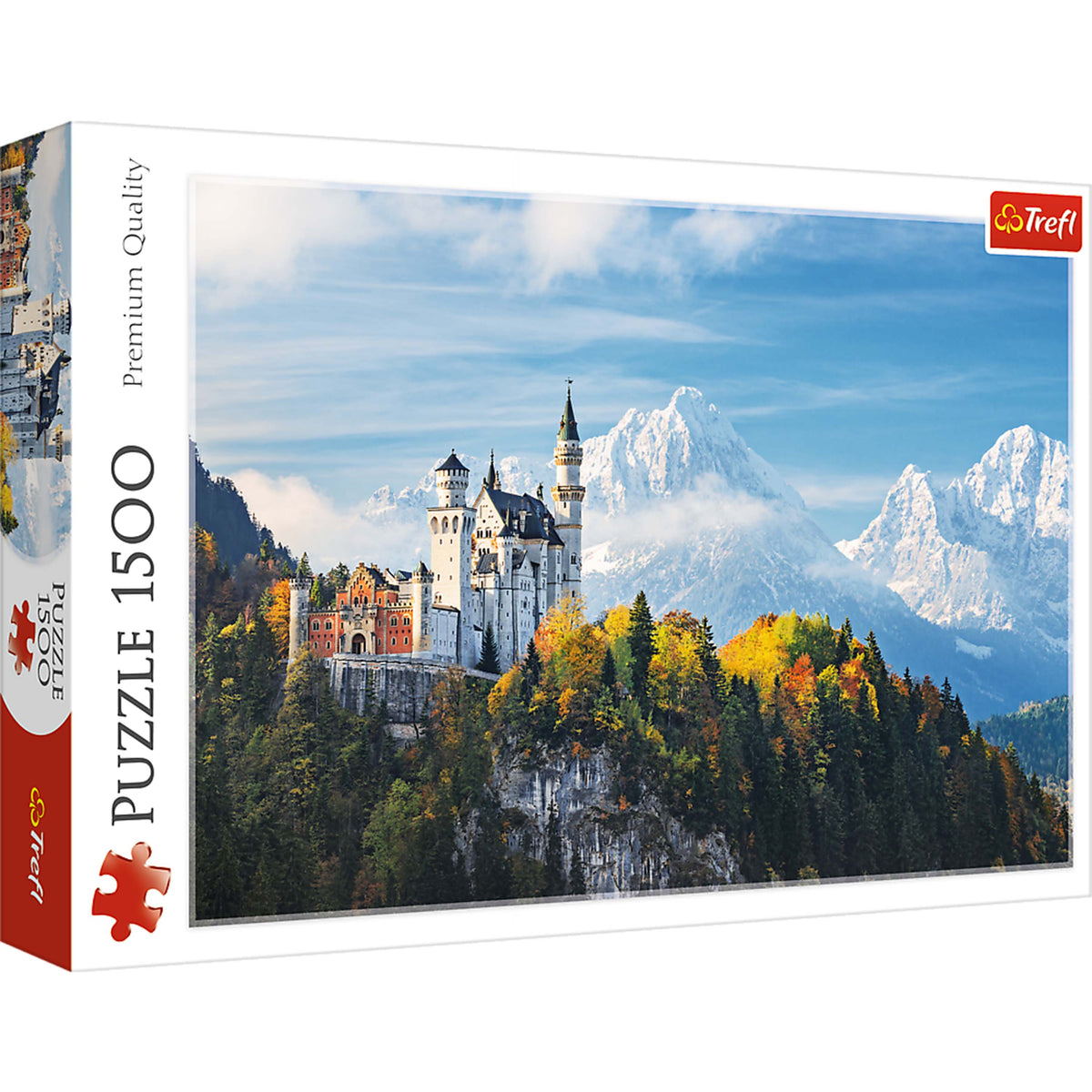 Red Bawarian Alps 1500 Piece Puzzle