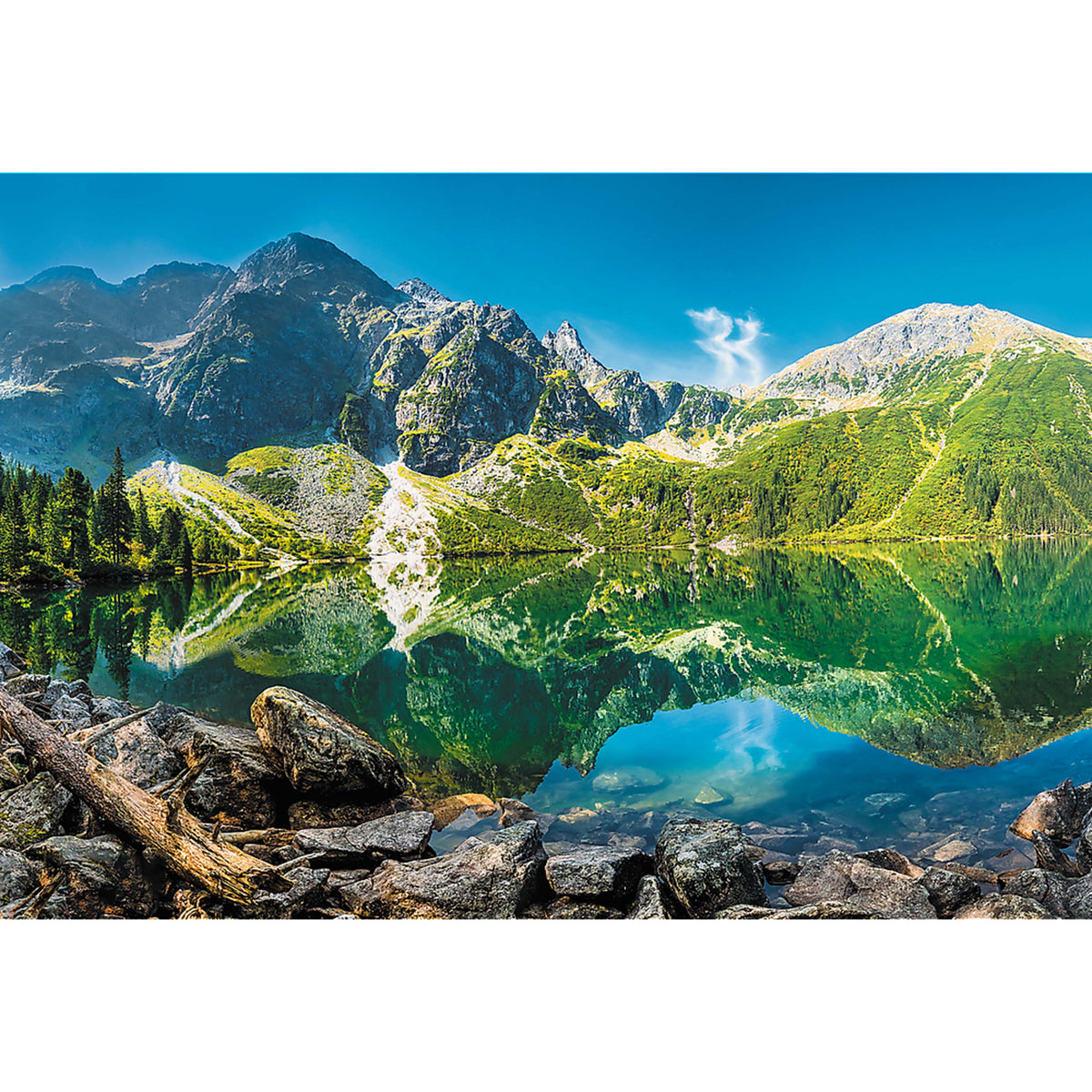 Red Morskie Oko Lake, Tatras, Poland 1500 Piece Puzzle