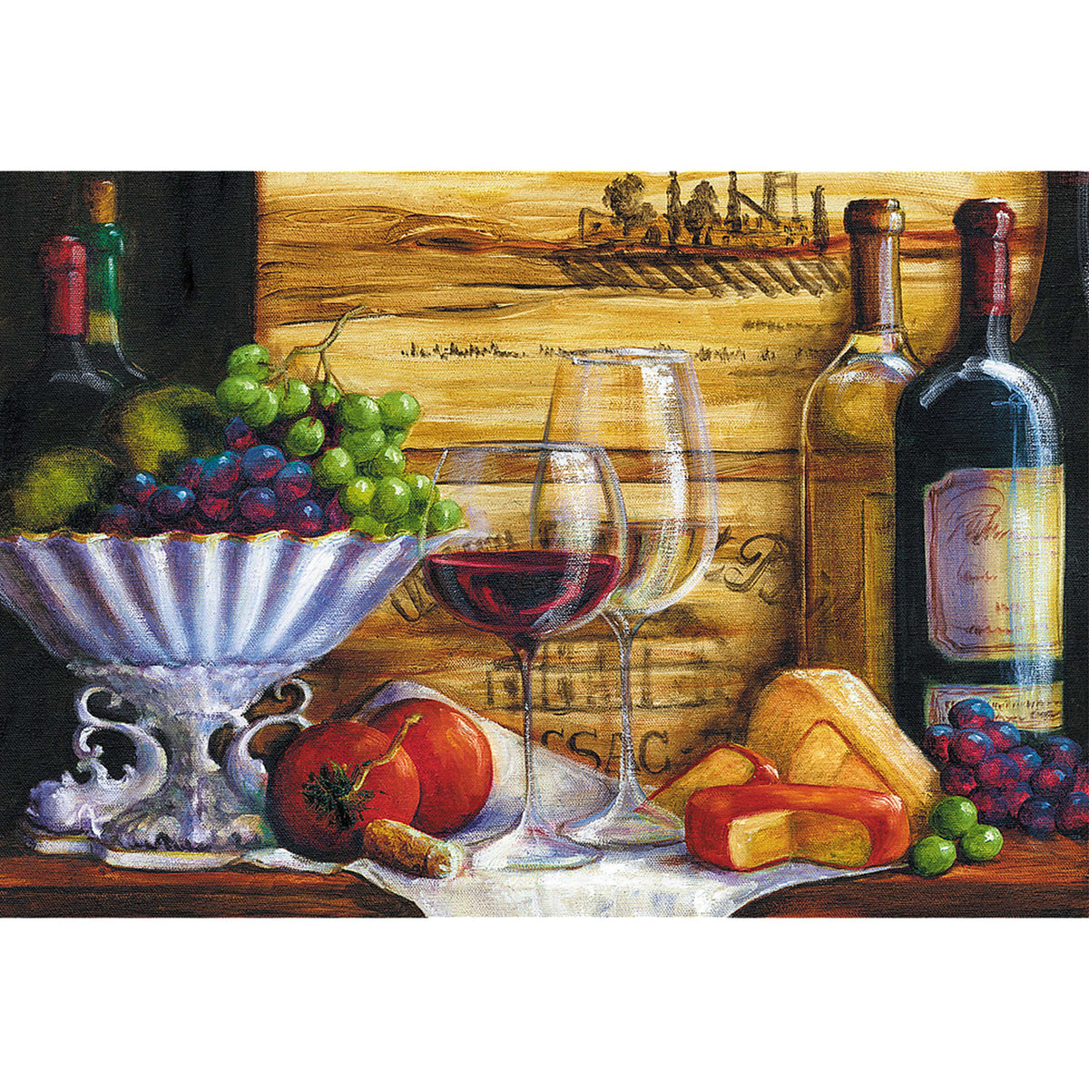 Red In The Vineyard 1500 Piece Puzzle