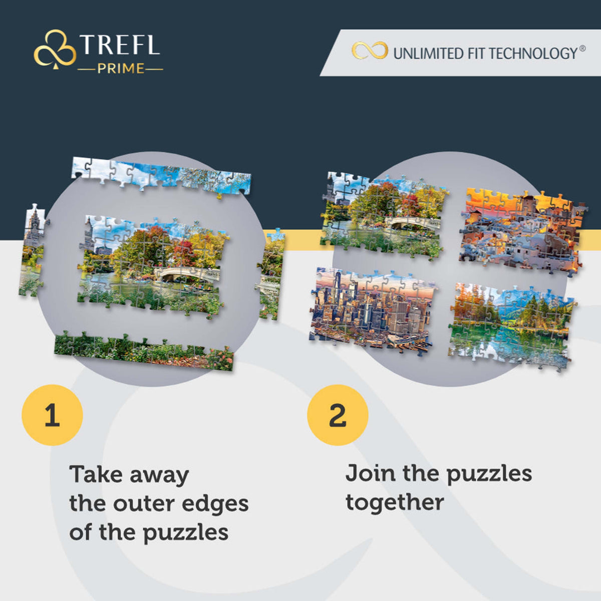 Prime Romantic Sunset: Oia, Santorini 1500 Piece Puzzle