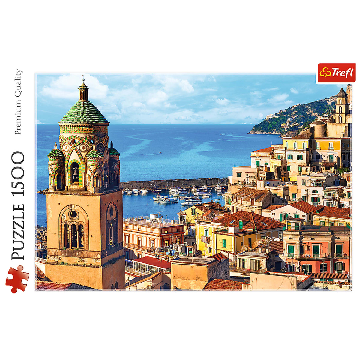 Red Puzzle Amalfi, Italy 1500 Piece Puzzle
