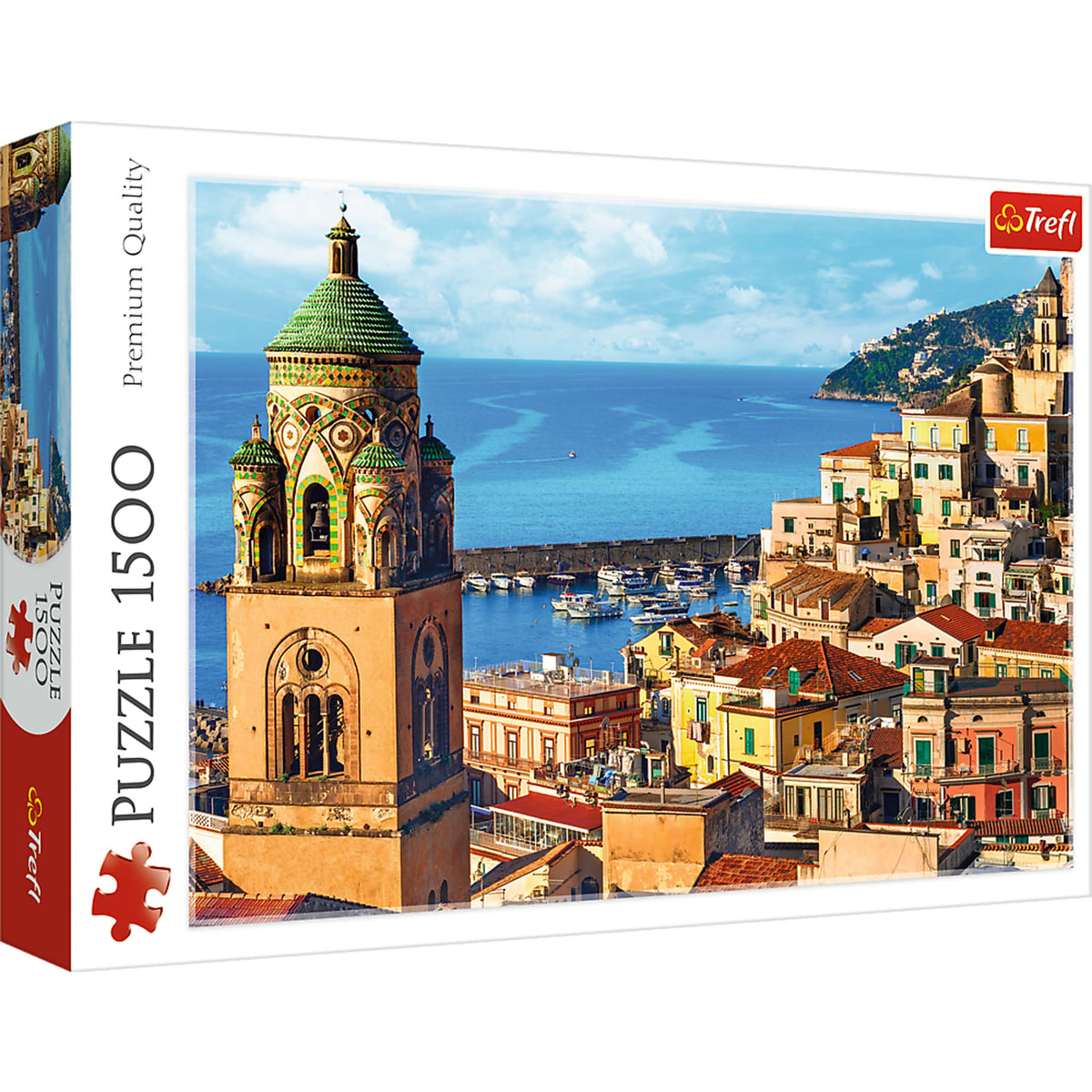 Red Puzzle Amalfi, Italy 1500 Piece Puzzle