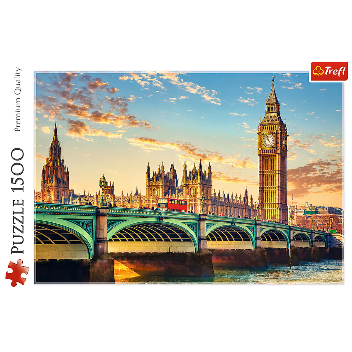 Red Puzzle London, United Kingdom 1500 Piece Puzzle