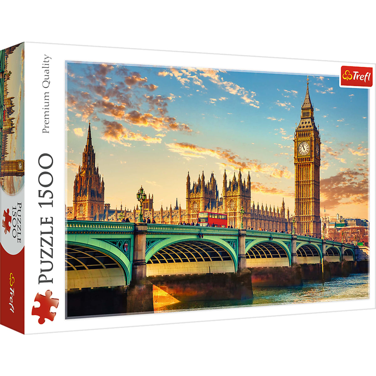 Red Puzzle London, United Kingdom 1500 Piece Puzzle