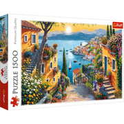 Red Seaside View 1500 Piece Puzzle