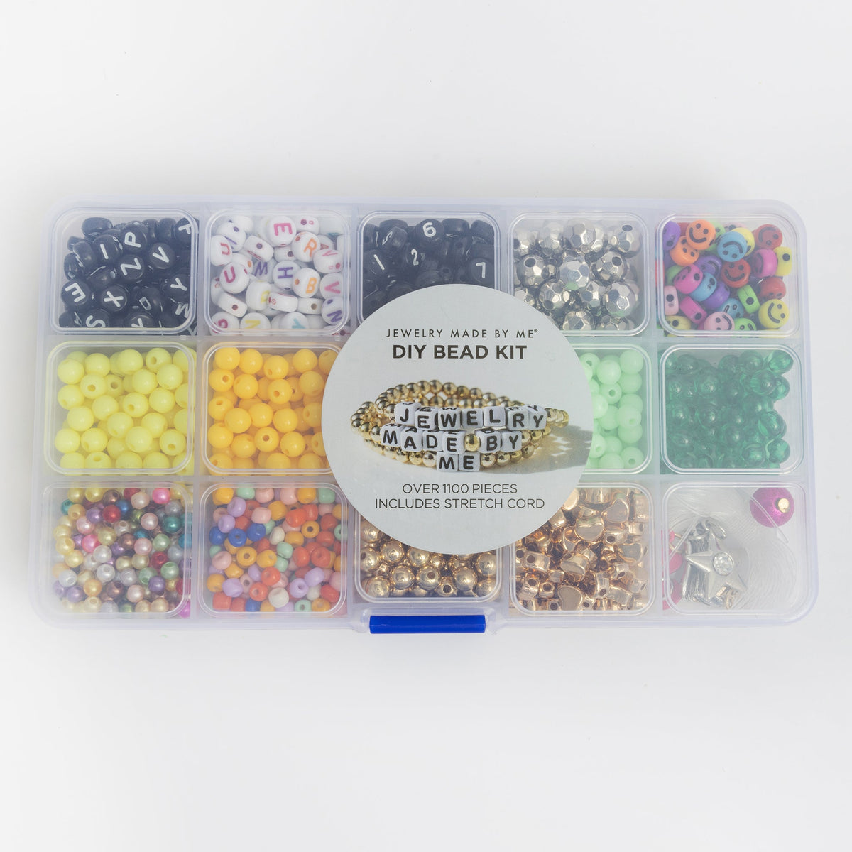 Bright Rainbow And Number Beads Diy Box Kit
