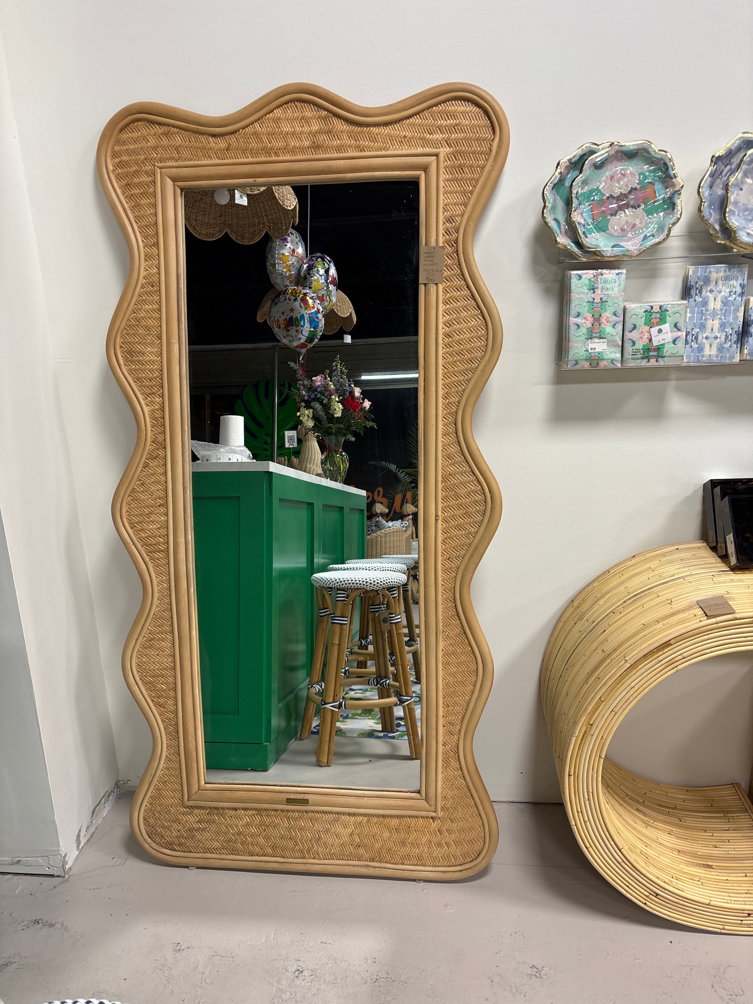 Makin' Waves Floor Mirror