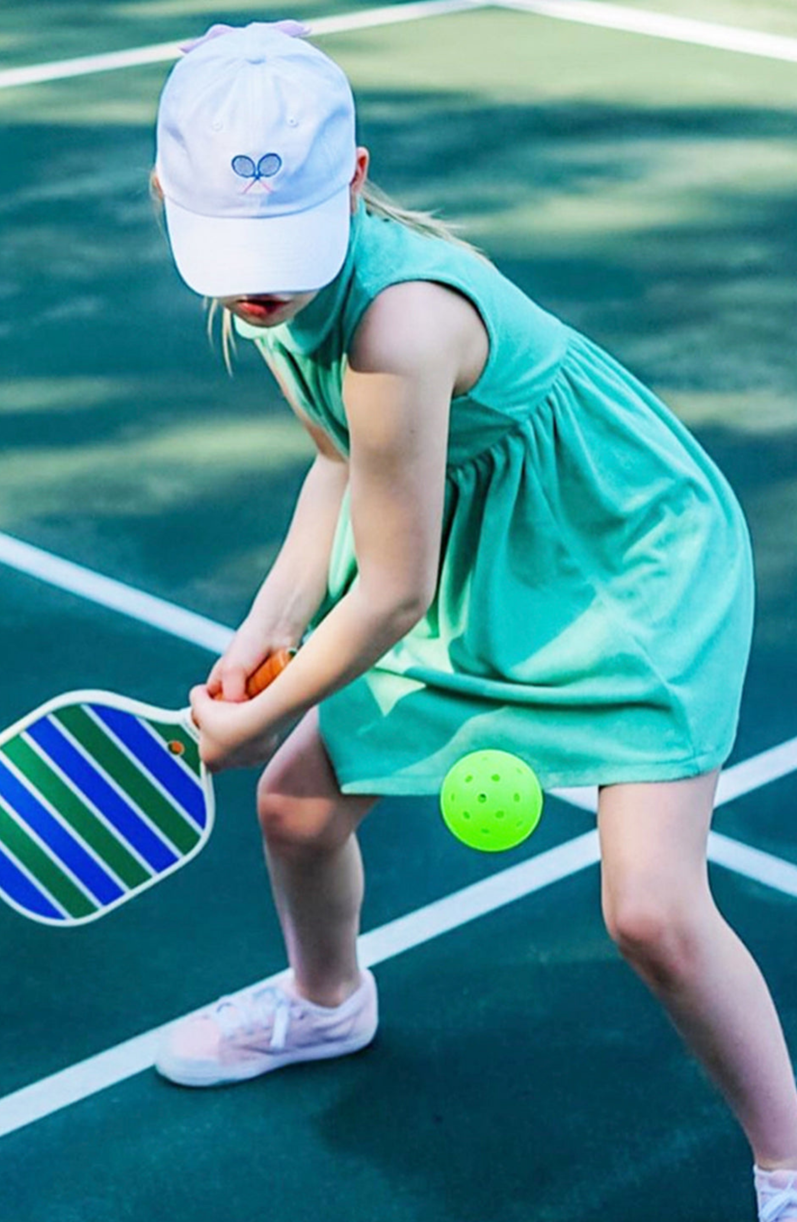 Tennis Bow Baseball Hat (girls)