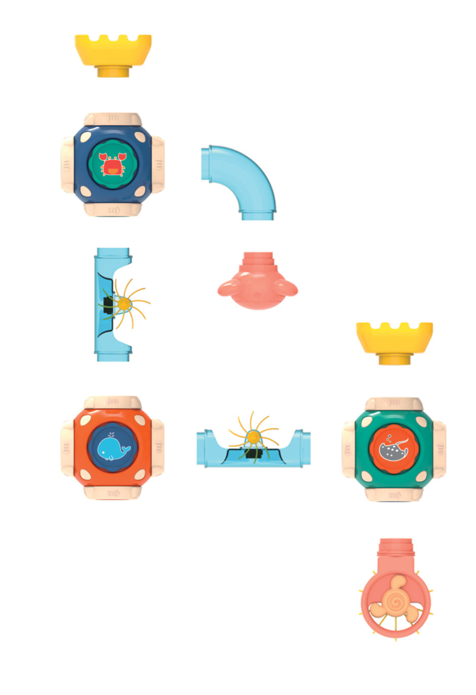 Bath Pipes Tub Toy