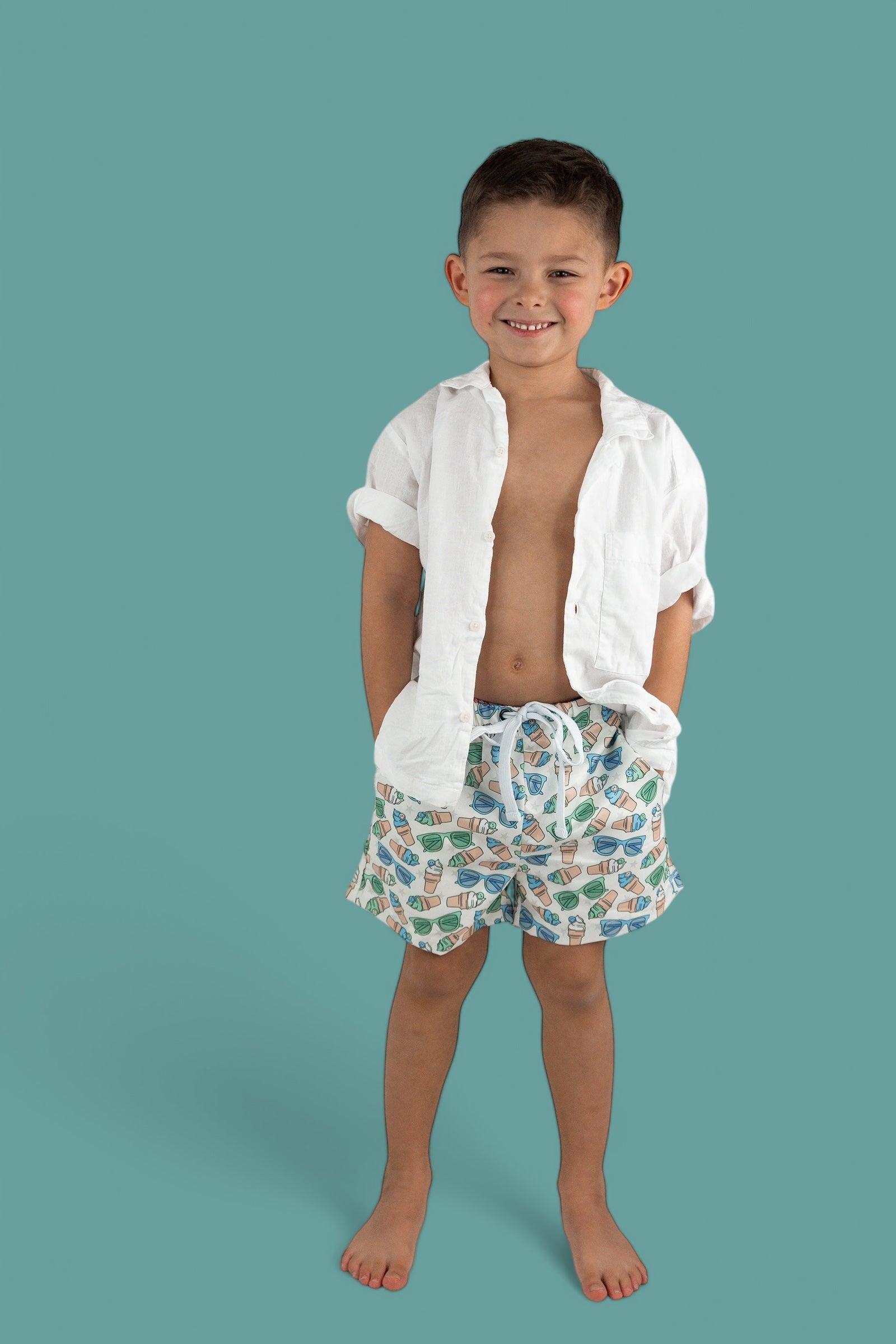 Cool Summer Dream Swim Trunks