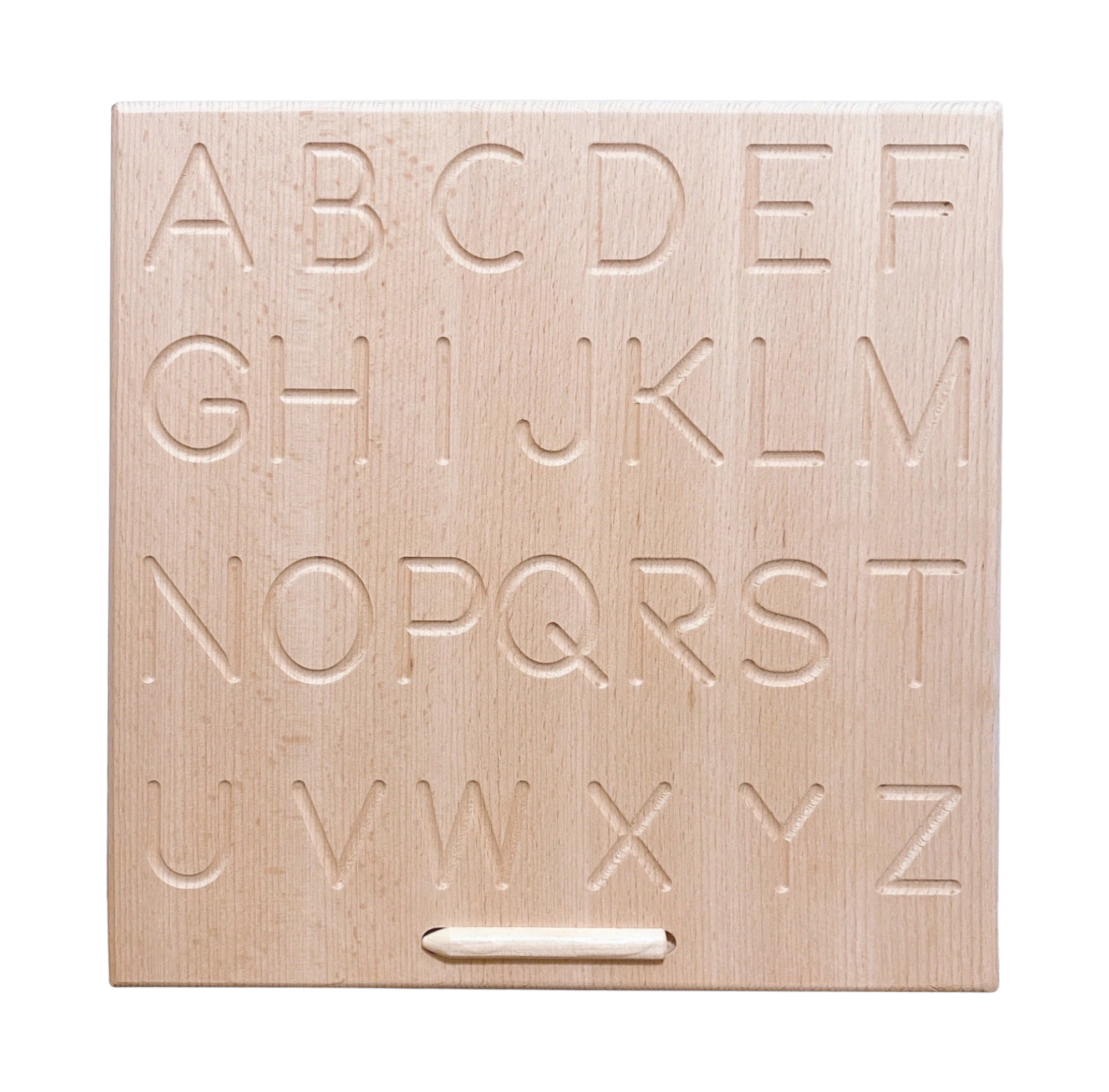 Alphabet Wooden Tracing Board Reversible Abc Learning & Education Aid