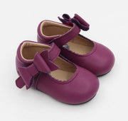Lilien Side Bow Mary Jane - Wine